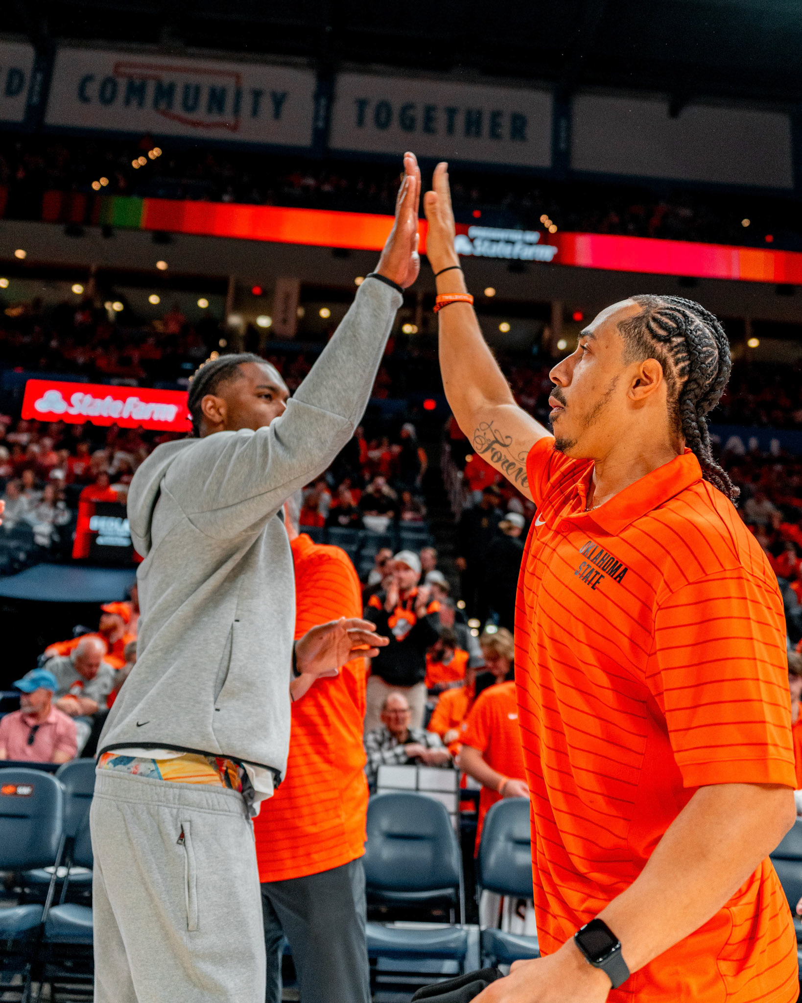 Image Taken at OkState vs Oklahoma, 13, 12, 2025, Paycom Center, Oklahoma City Oklahoma. Carson Skidmore/OSU Athletics
