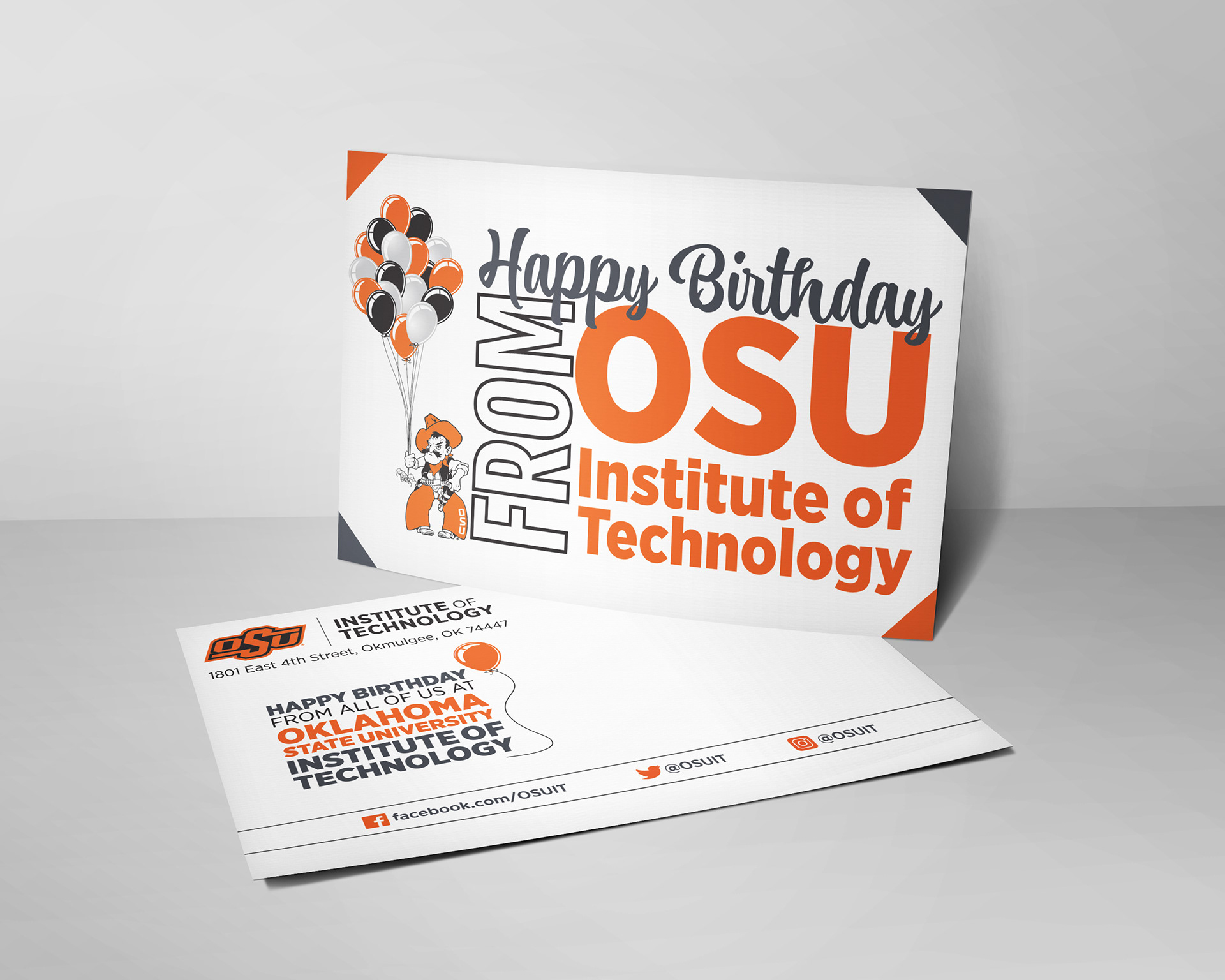 OSUIT Direct Mail Birthday Card