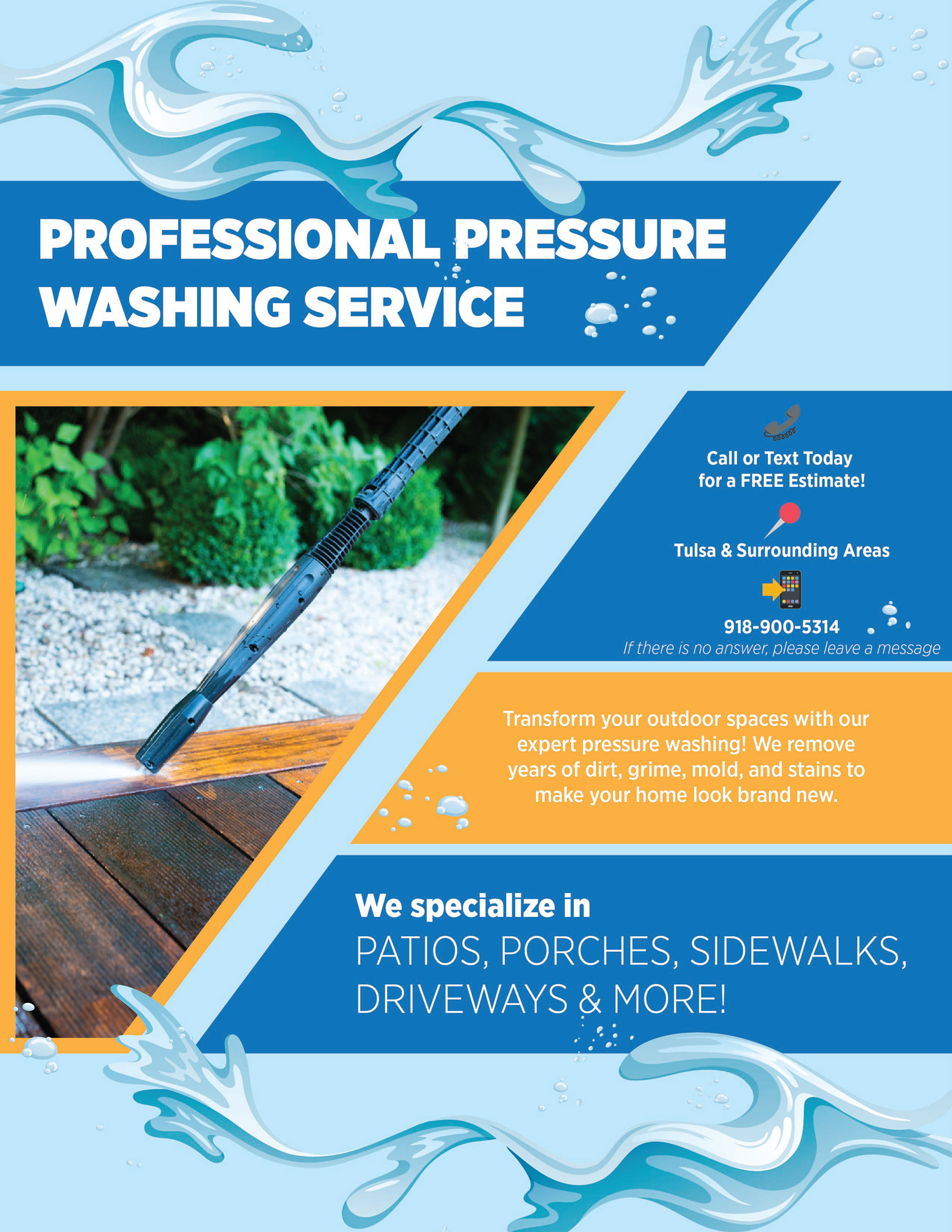 Pressure Washing Flyer
