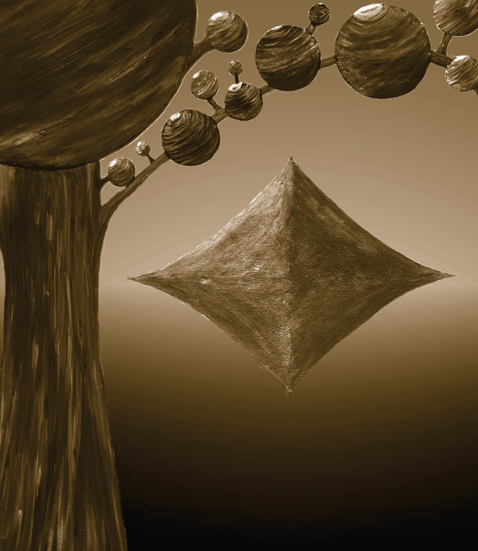 Gouache Illustration - color added in Photoshop