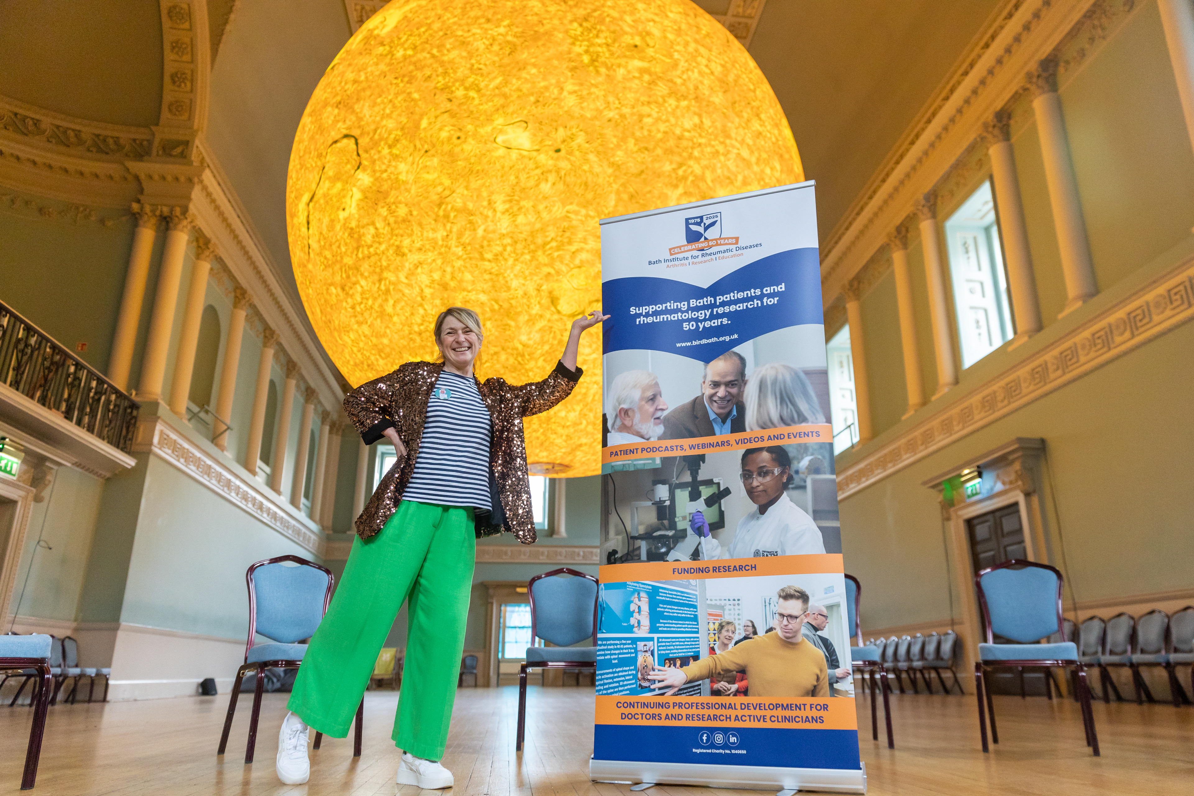 Working with Bath Institute for Rheumatic Diseases ©Anna Barclay