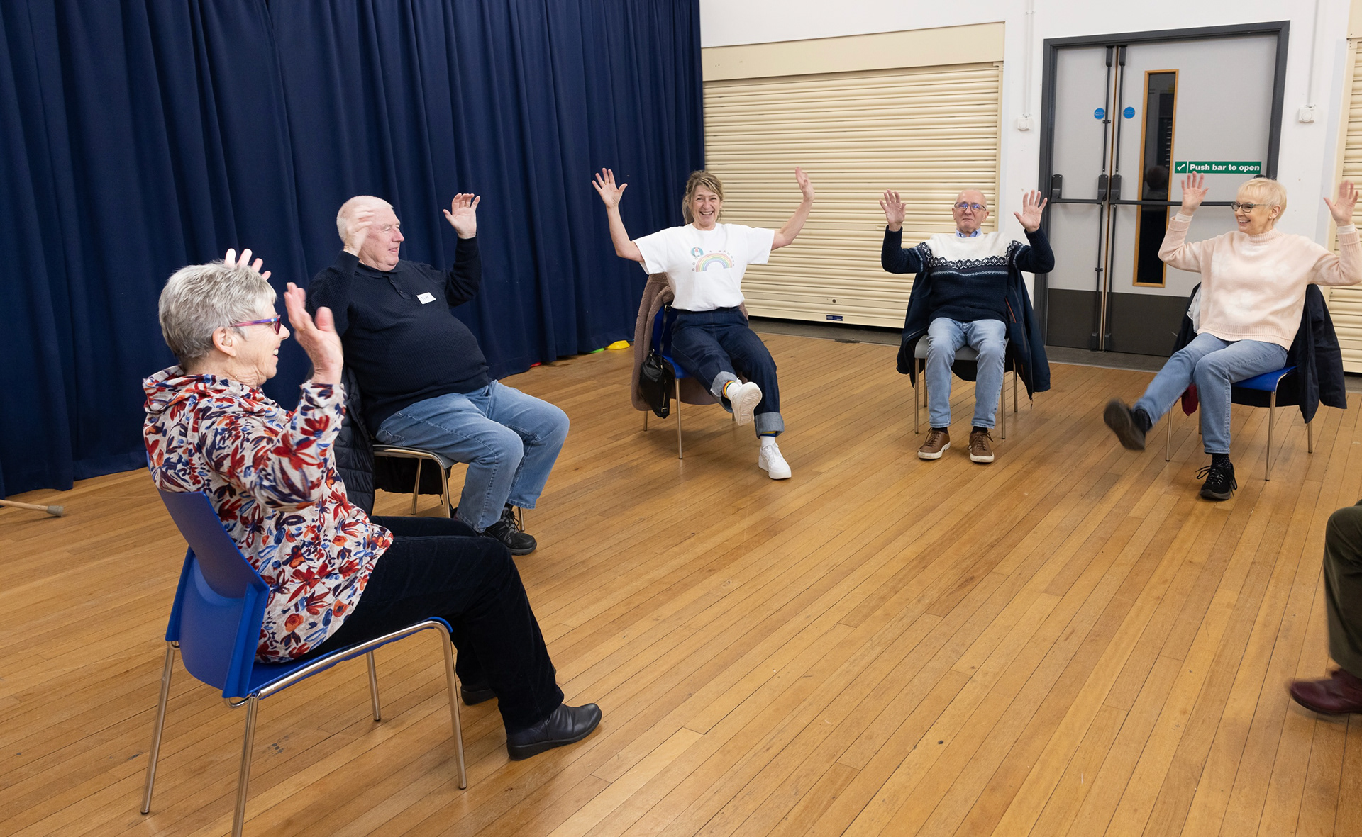 Southside fun seated dance group ©Anthony Brown Photography