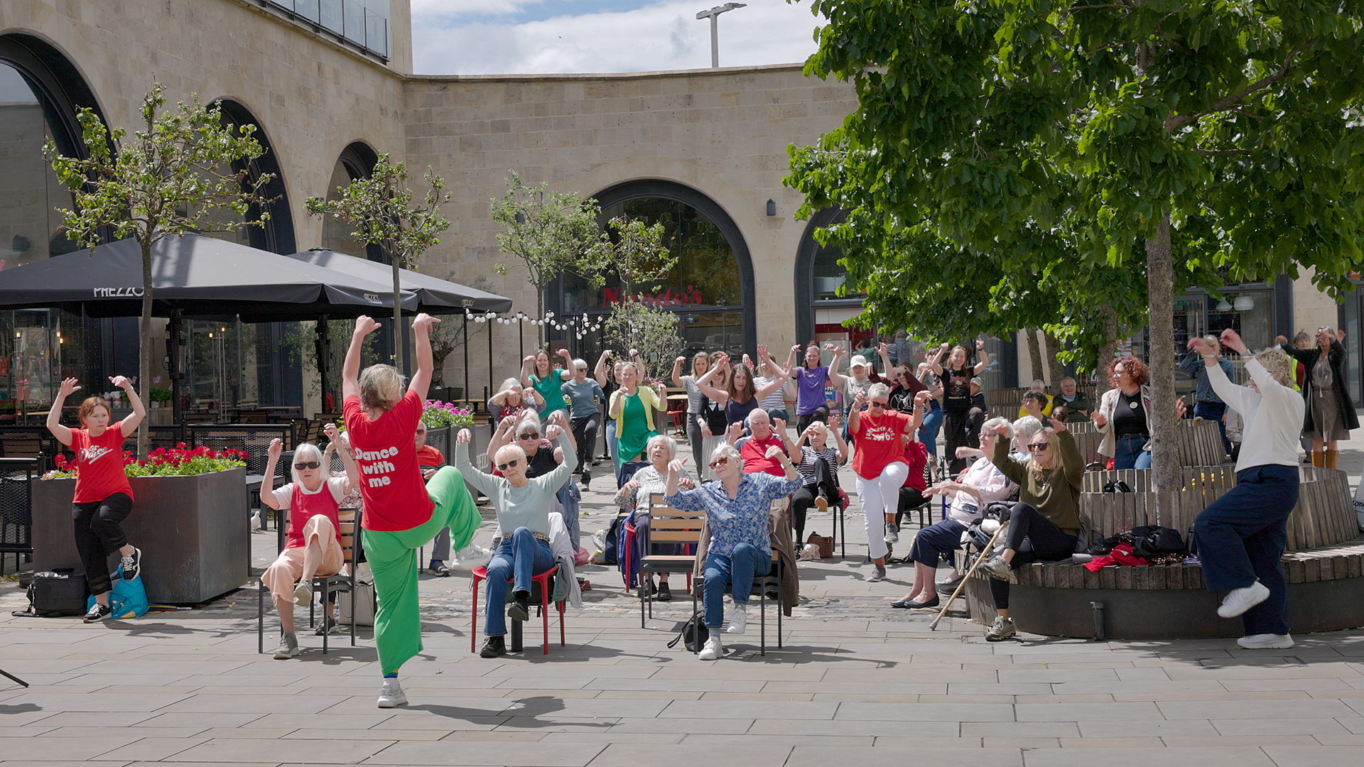 Accessible dancing at Bath Fringe Festival event "You Can Dance" 