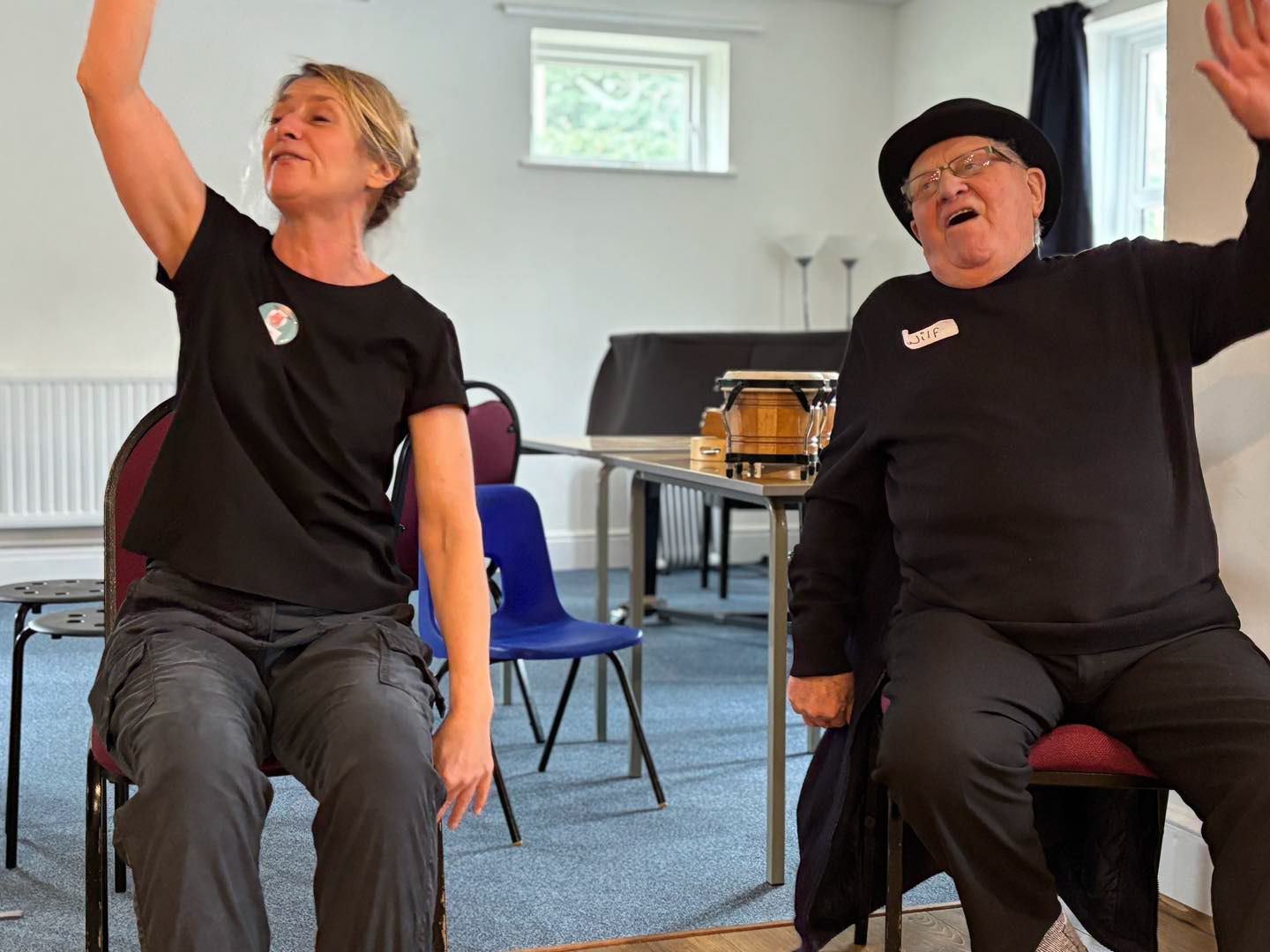 The sheer joy of dancing and singing at Wiltshire Rural Music Lunch Club ©Daisy Chapman