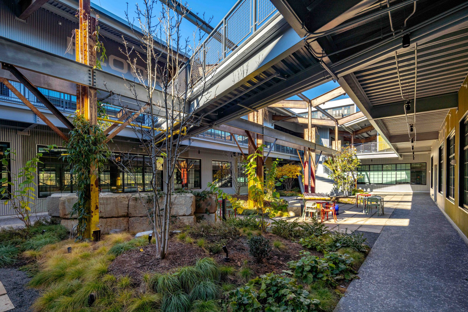 Raleigh Iron Works Courtyard