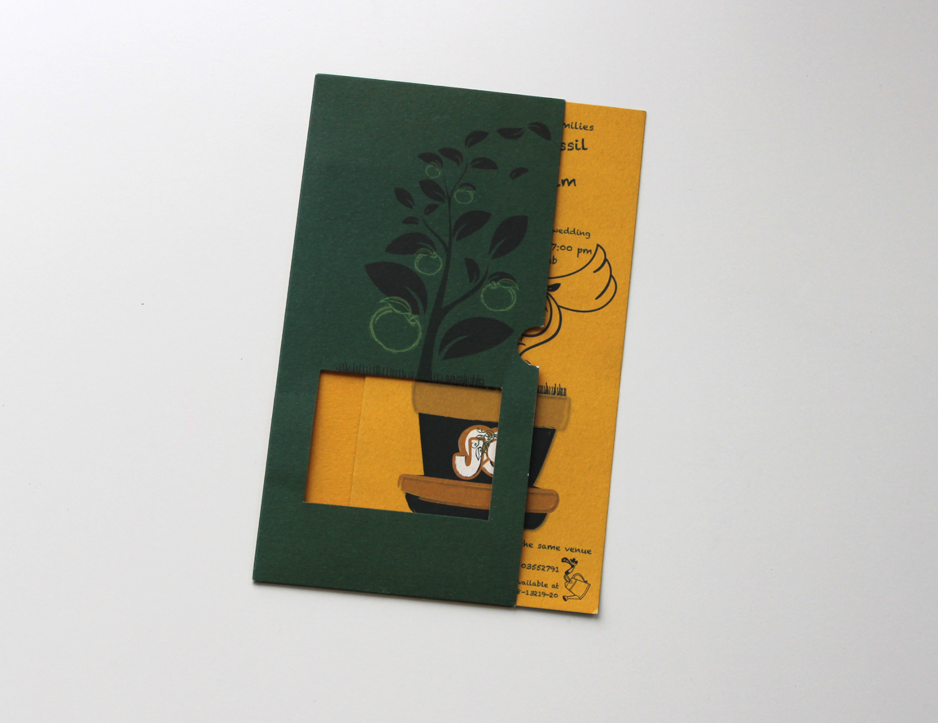 A FRIEND‘S WEDDING INVITATION
