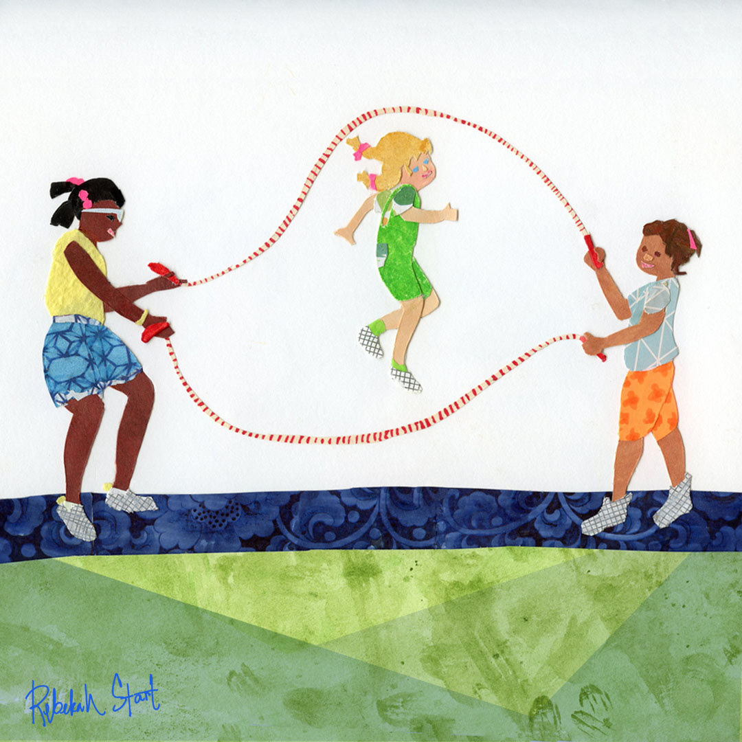 Jumping Rope, Cut Paper
