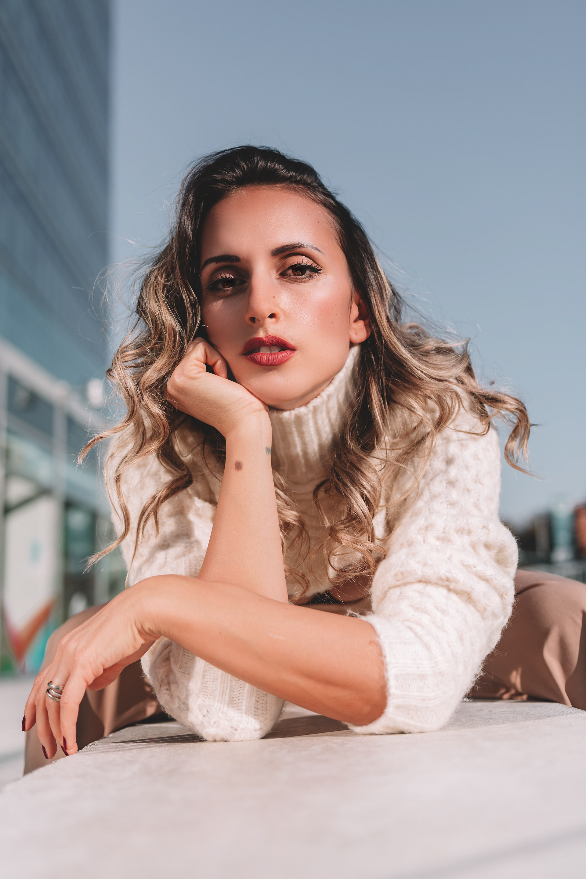 Portrait urban con Martina, shooting in una zona particolare di Bologna