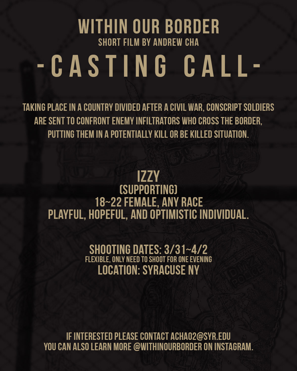 Thesis film casting call