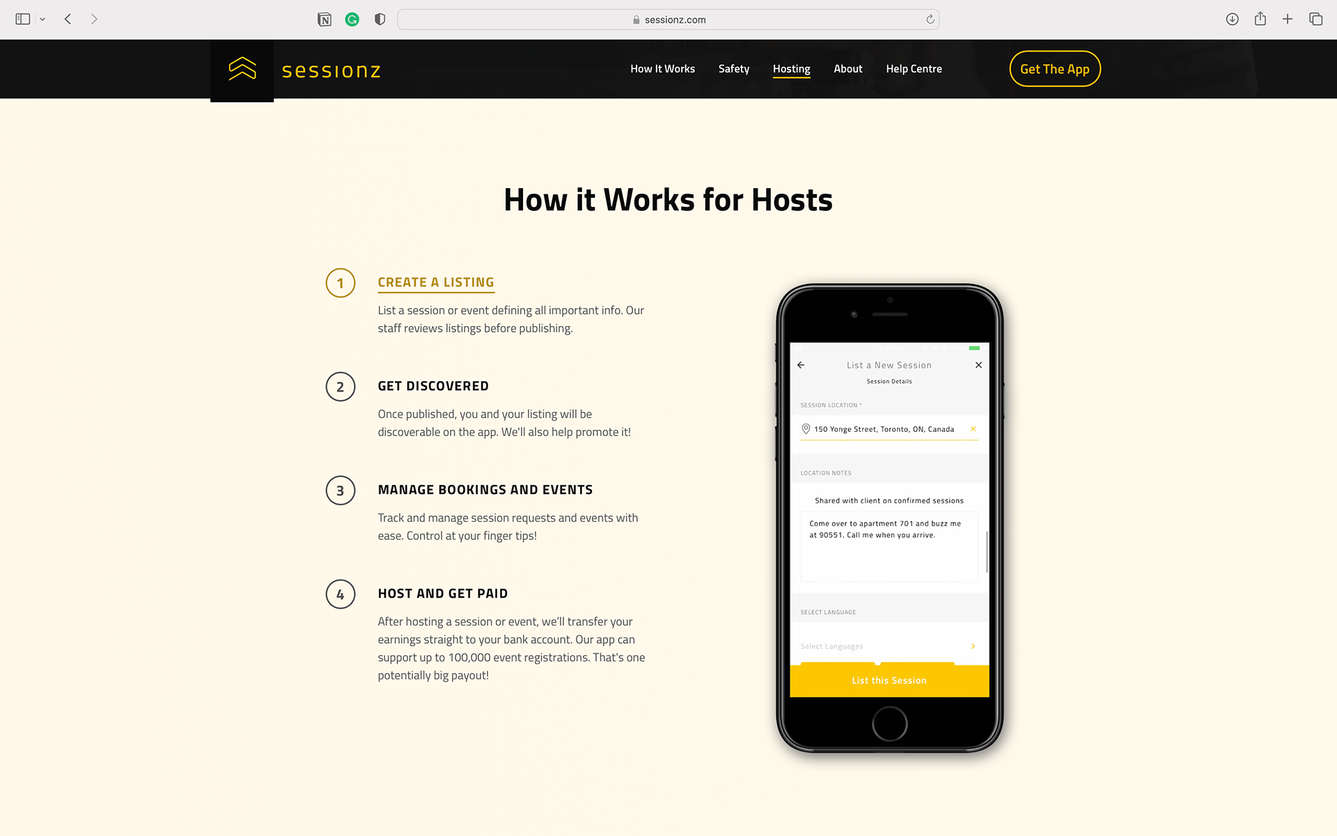 How it works for Hosts