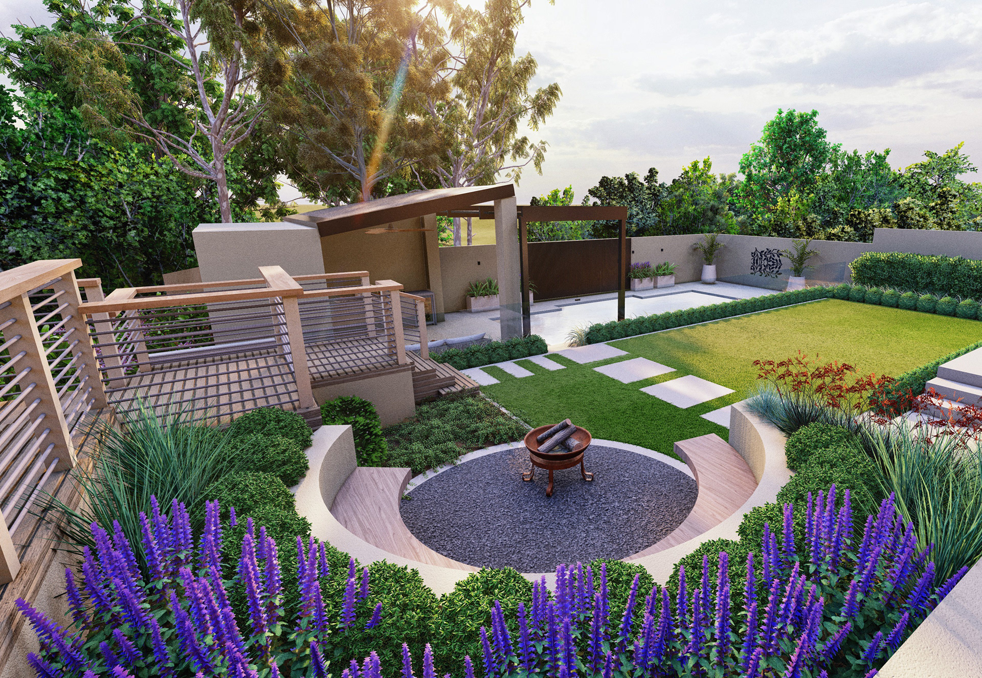 In contribution with Sphere Landscape Design