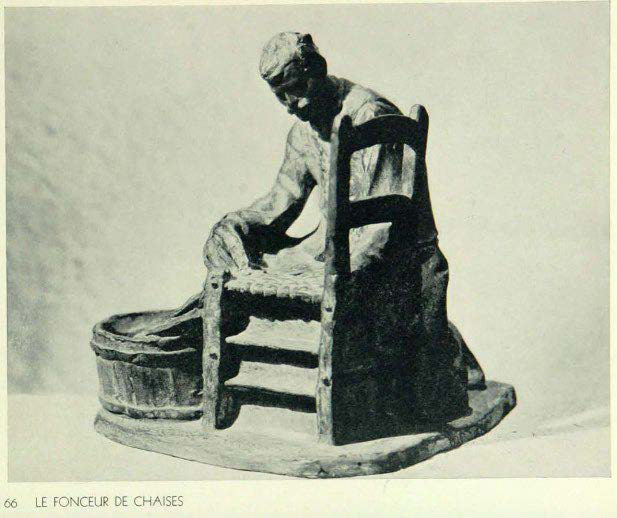 Figure 1 – Le fonceur de chaise par Alfred Laliberté