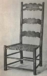 Figure 3 – Chaise à la capucine avec fond de babiche