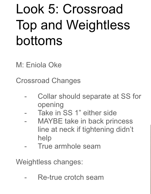 Pattern Changes