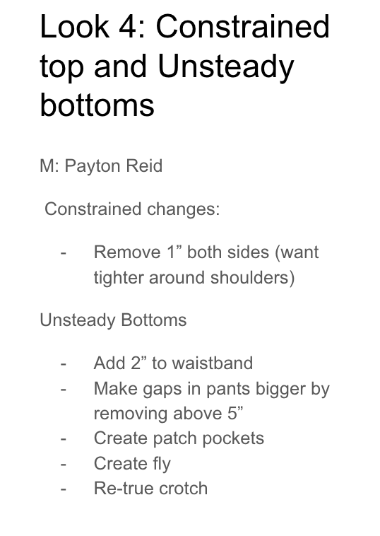 Pattern Changes