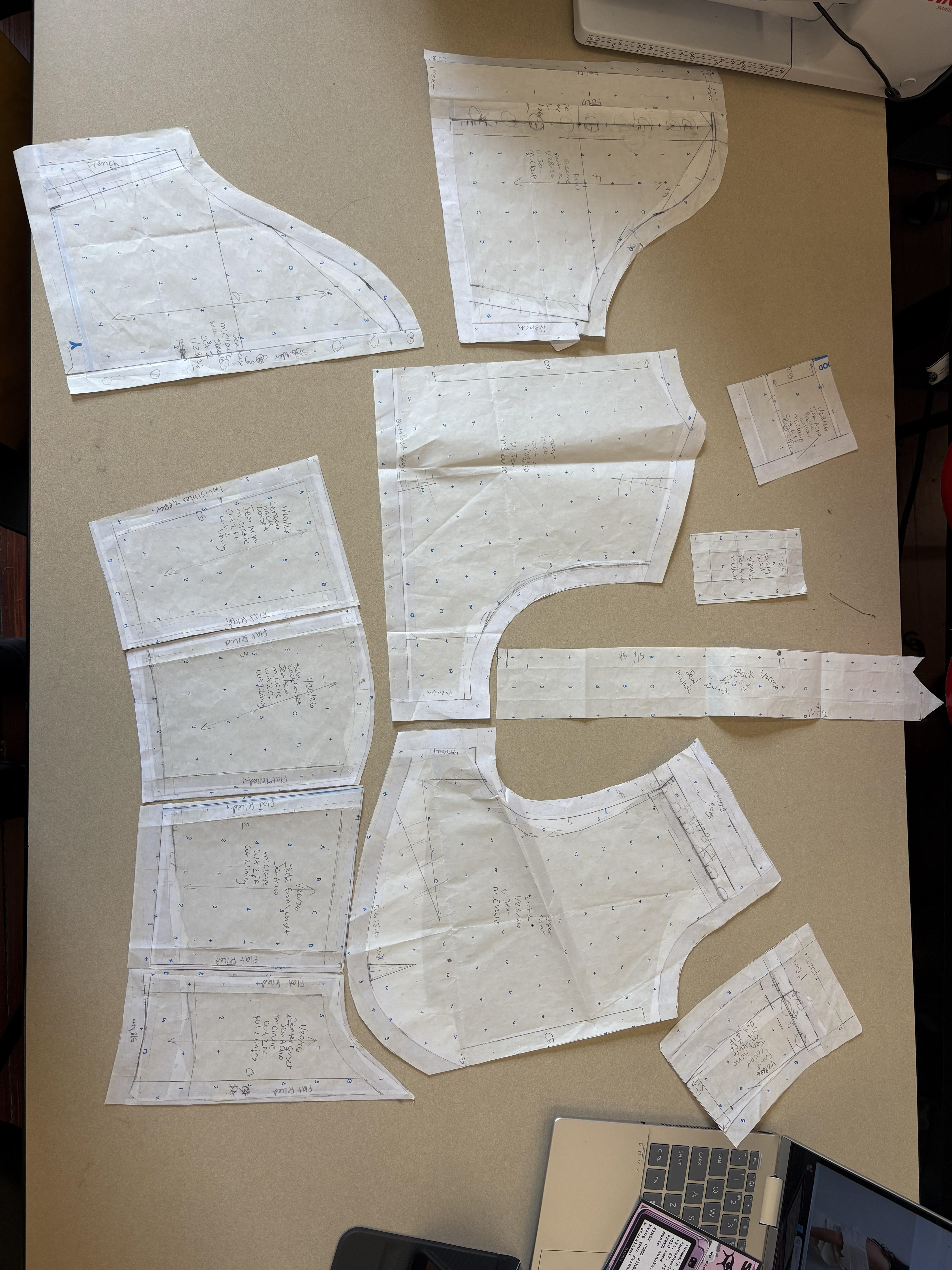 Top and Corset Pattern