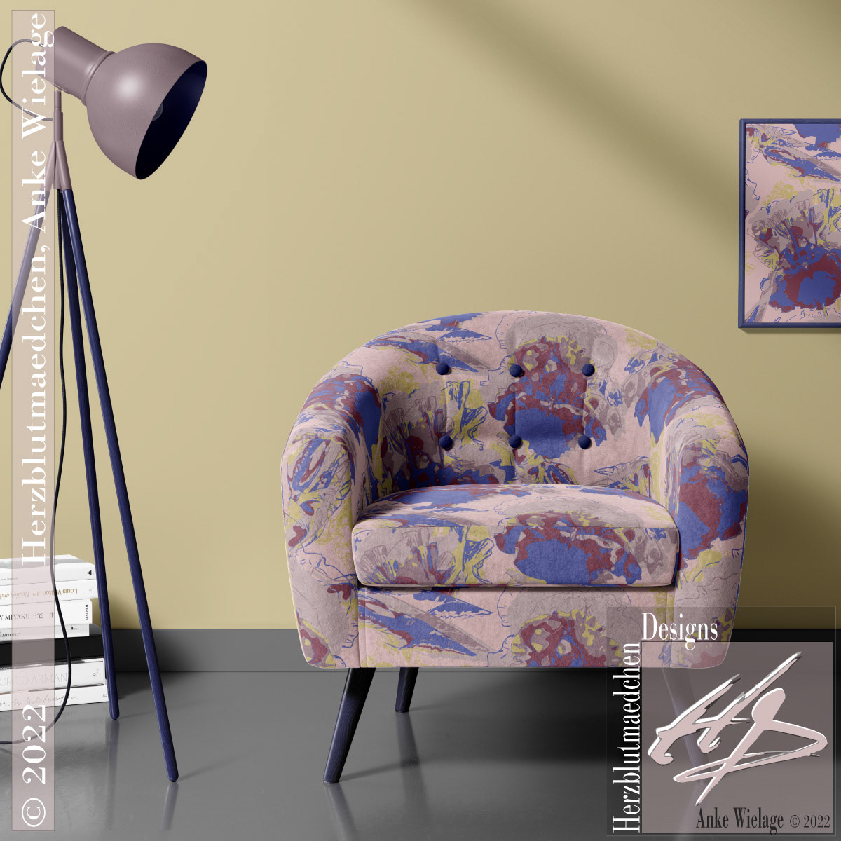 ALTAVIA on a modern armchair