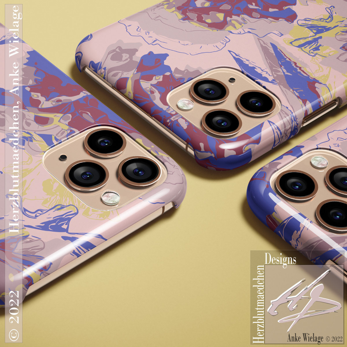ALTAVIA on phone cases closeup