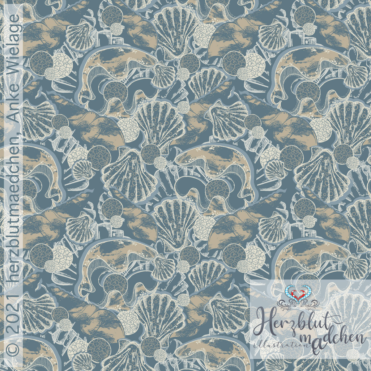 BIVALVIA CV01 as a vector design with 5 colors