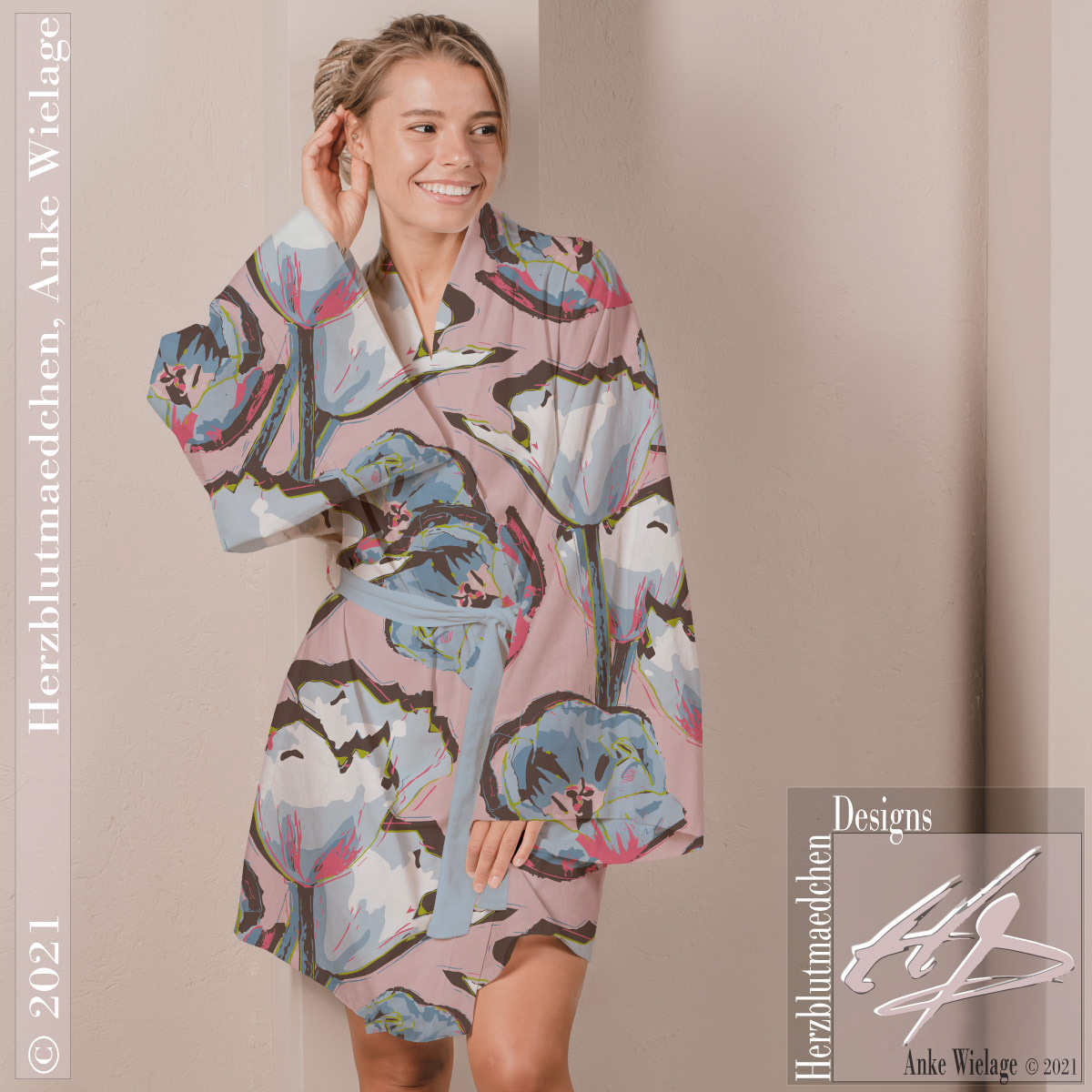 'TULBID' on a kimono