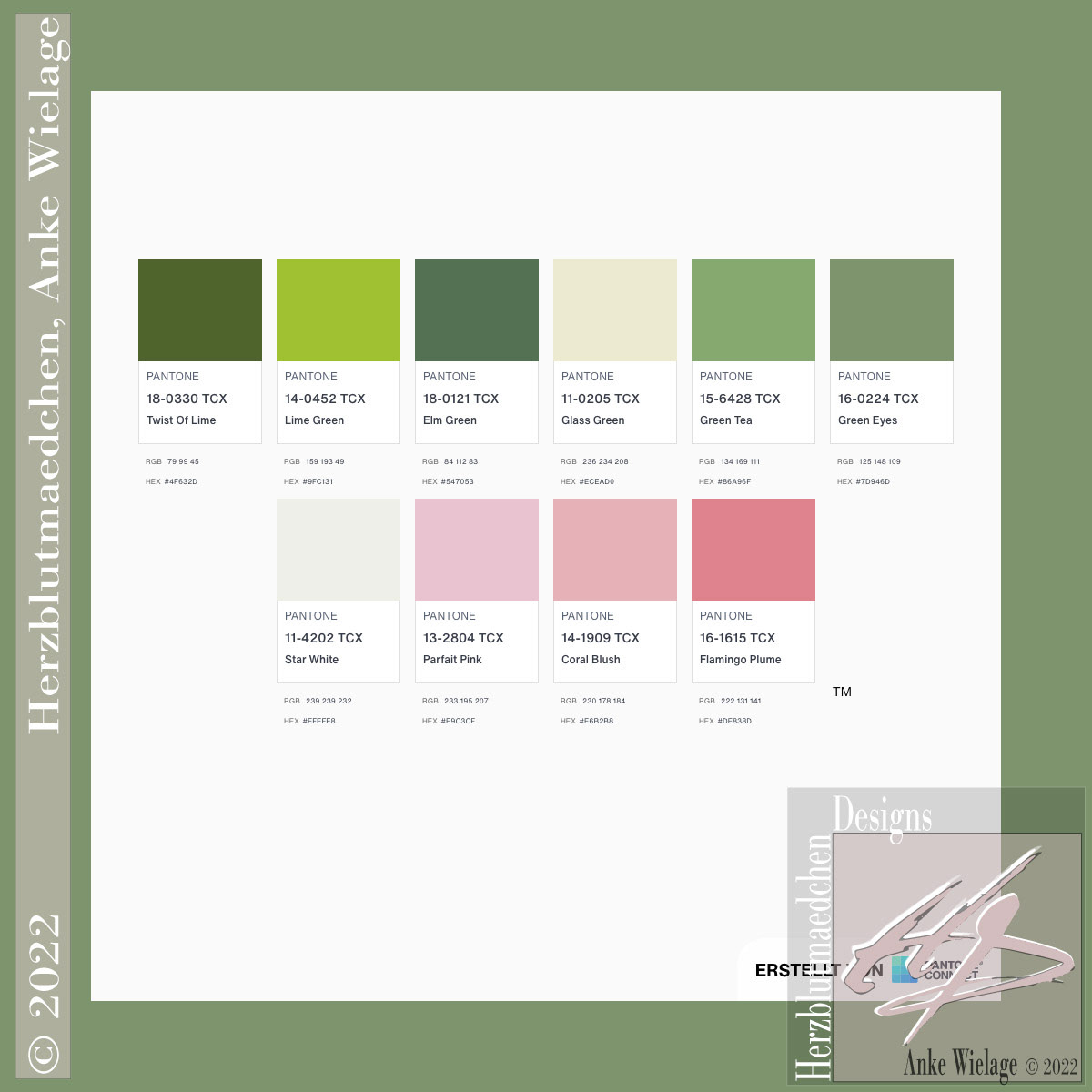 Color palette 'RENONCULES'