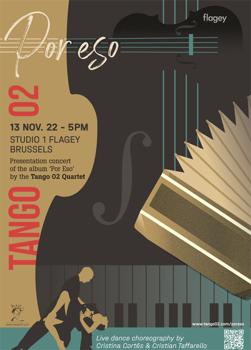 Poster for a concert of Tango 02
