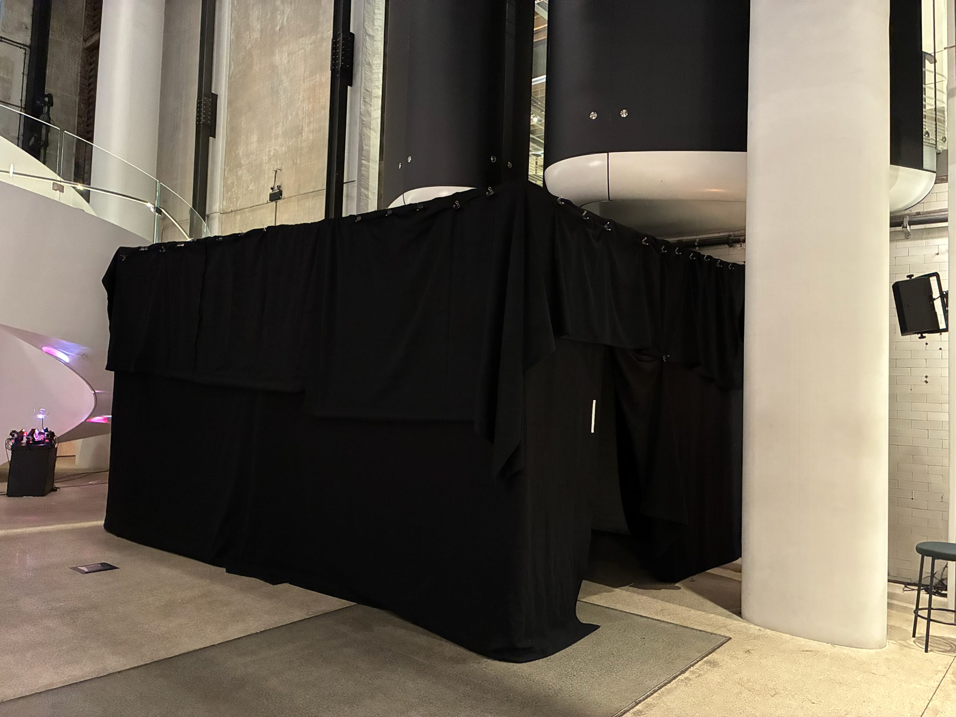 This is a video of the video installation made for the show Shedding, curated by Nomadz Collective at The Machine Hall in Sydney in June of 2026