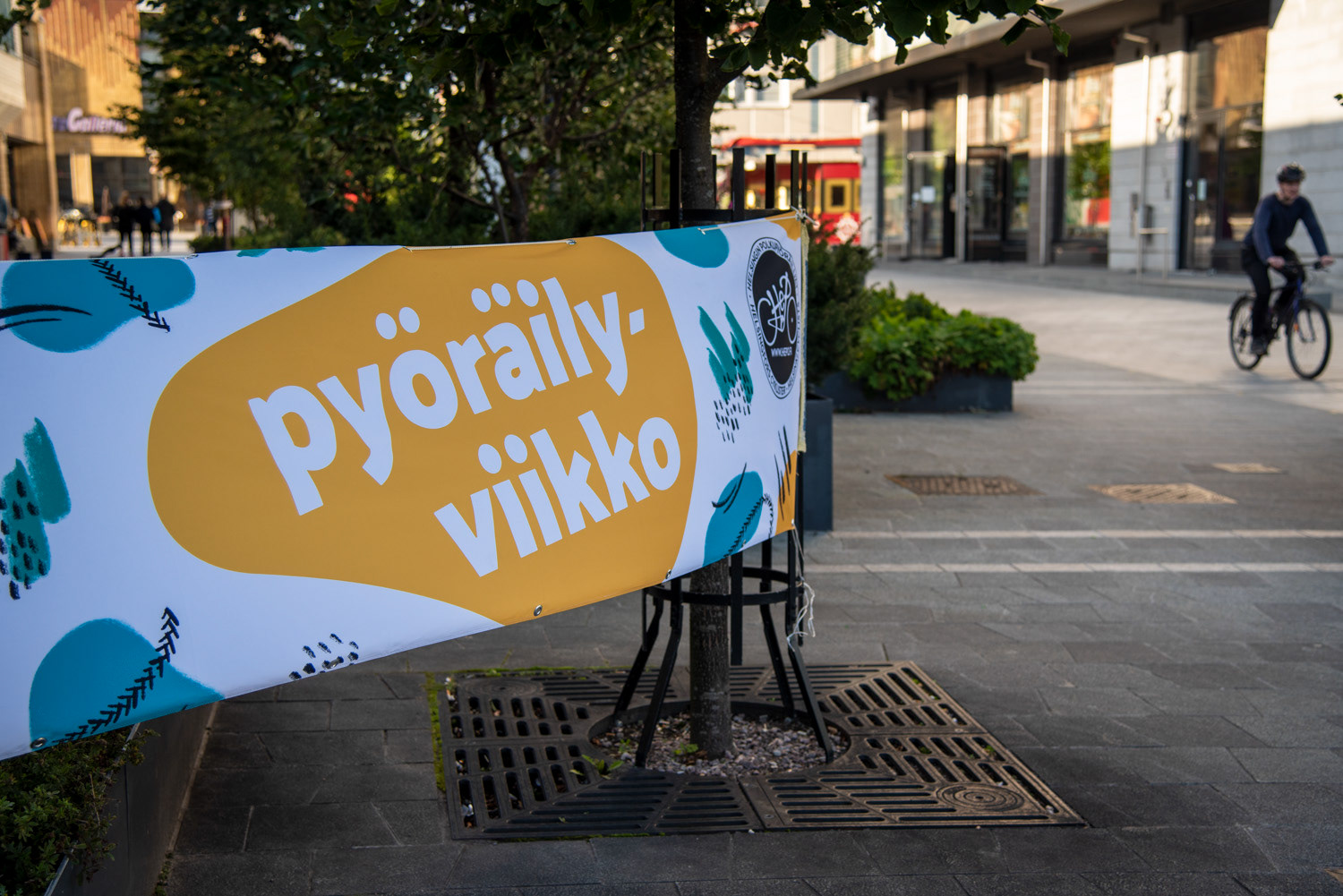 Pyöräilyviikon tapahtuma Leppävaarassa 10.9.2020