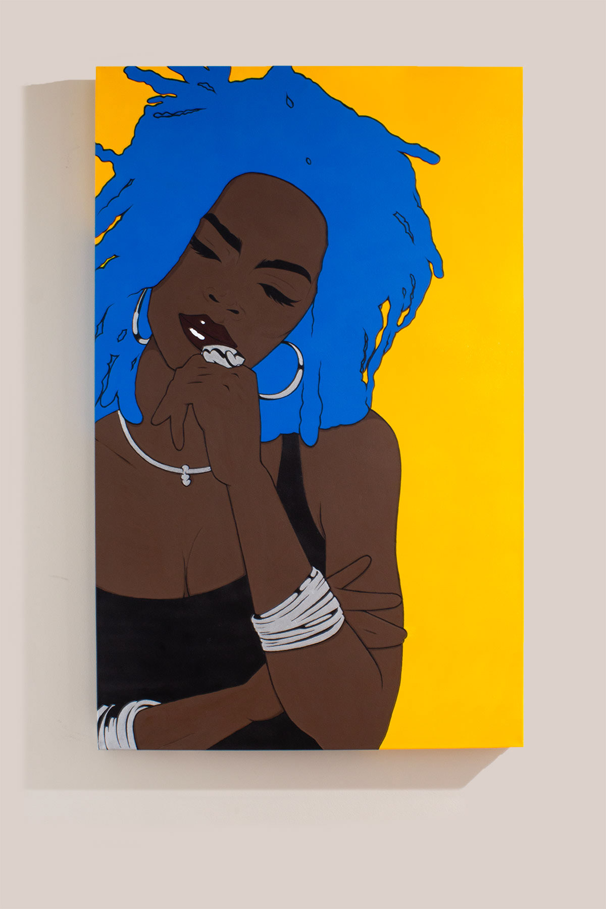 Acrylic + Spray Paint on Canvas