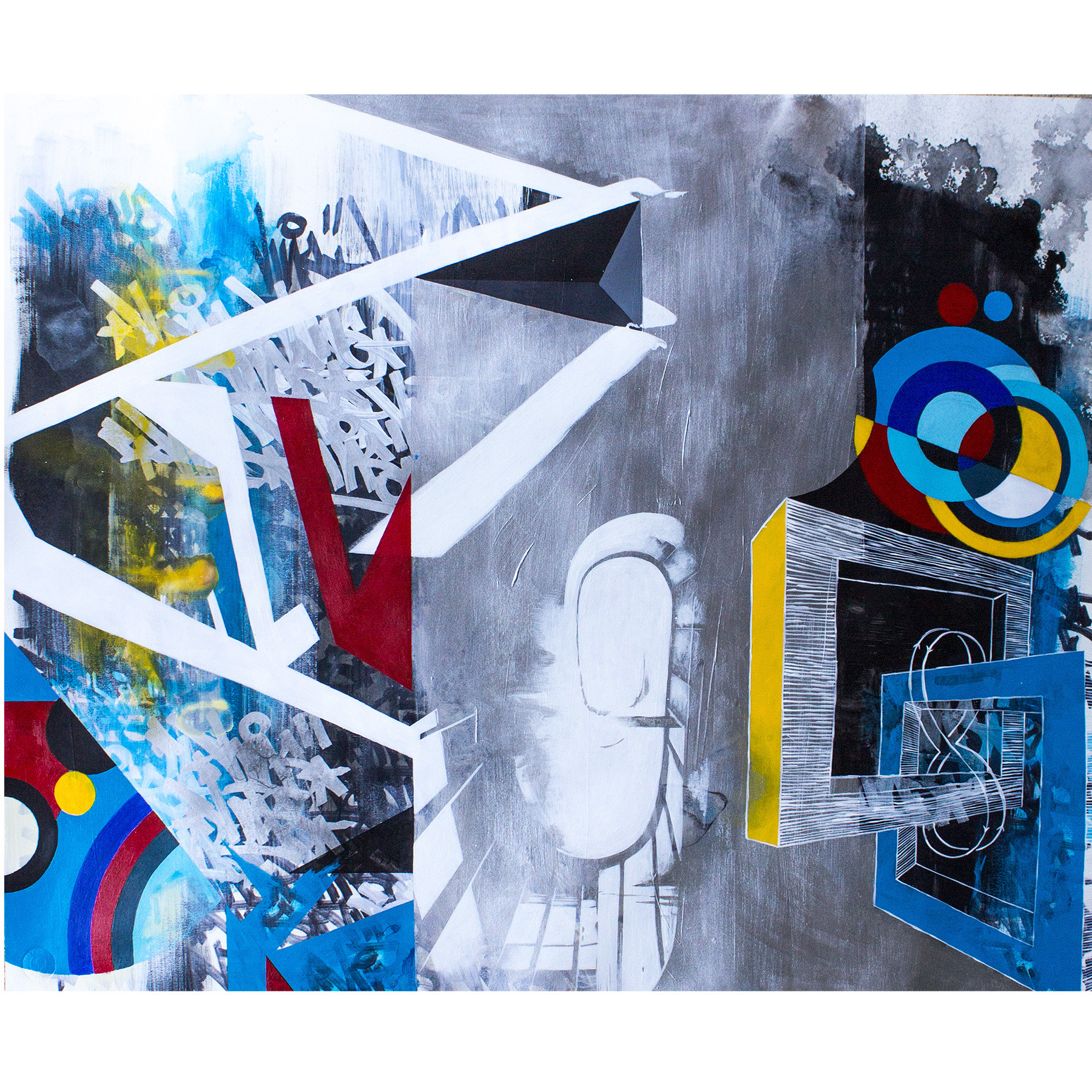 Ink and Acrylic on Paper