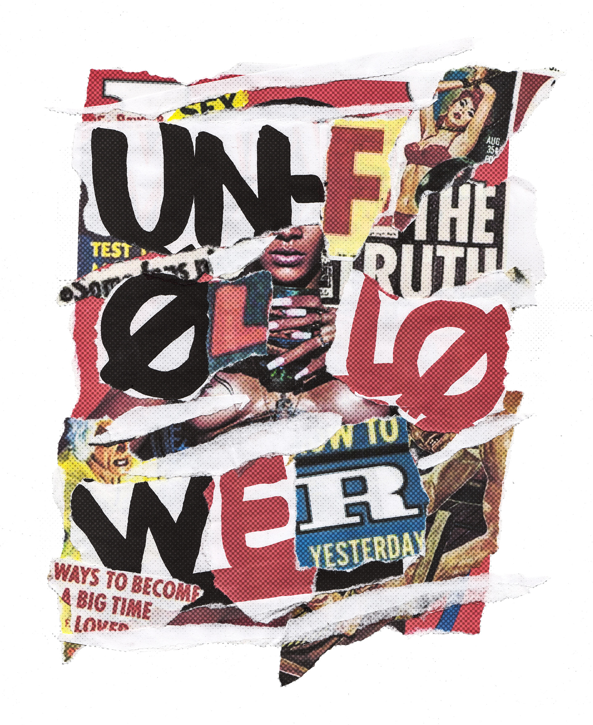 Magazine Clippings Collage