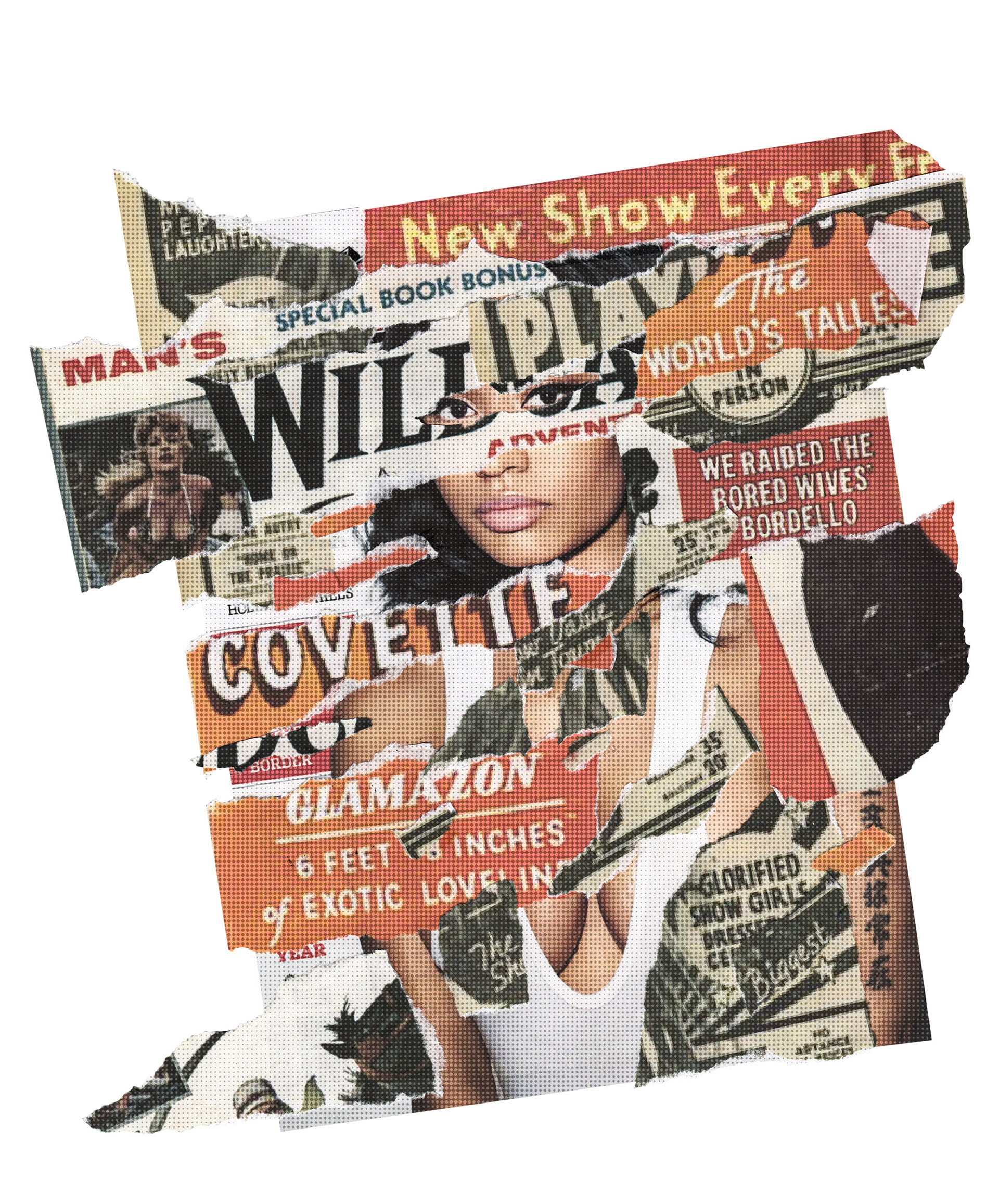 Magazine Clippings Collage