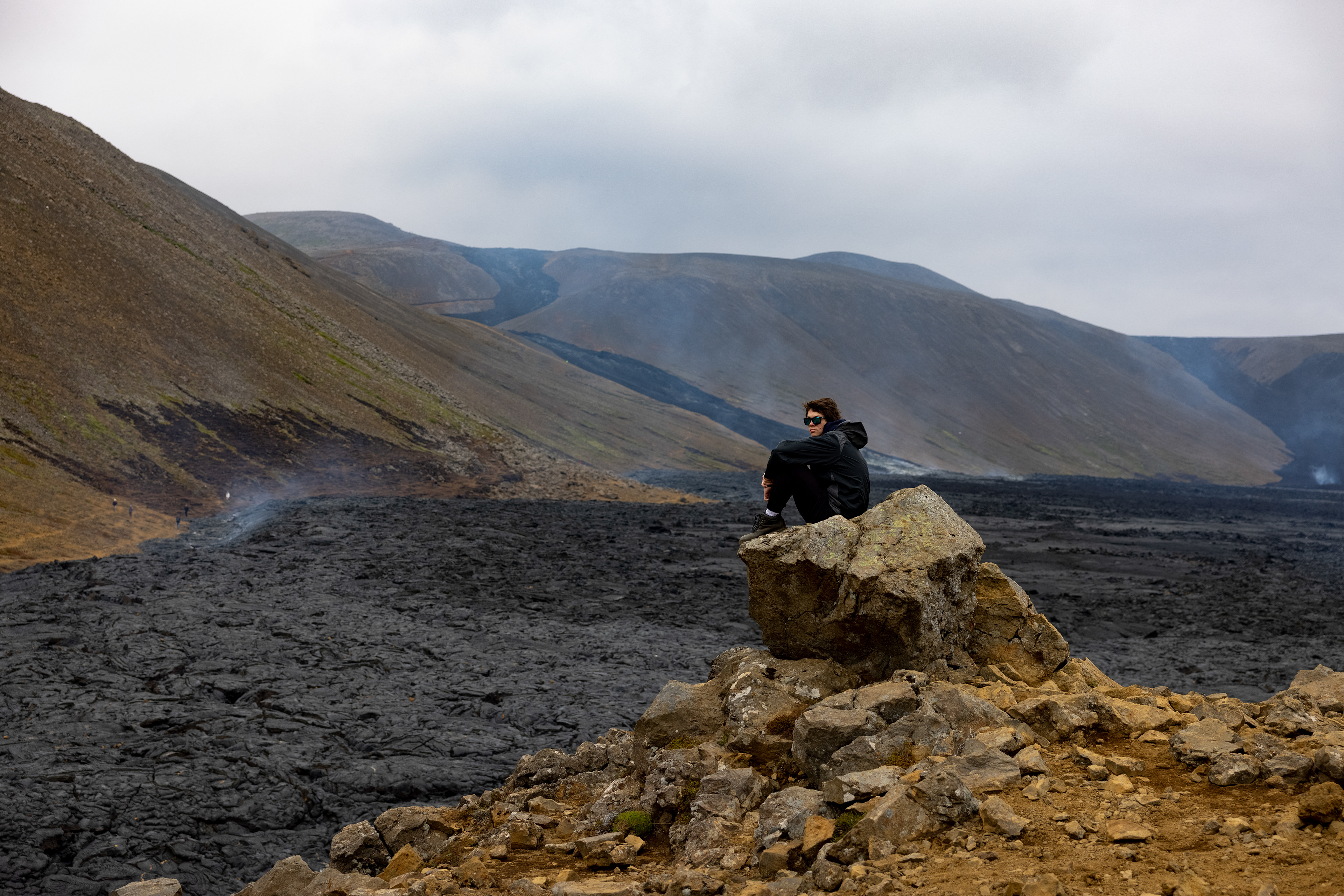 Ethan at the Lava Field