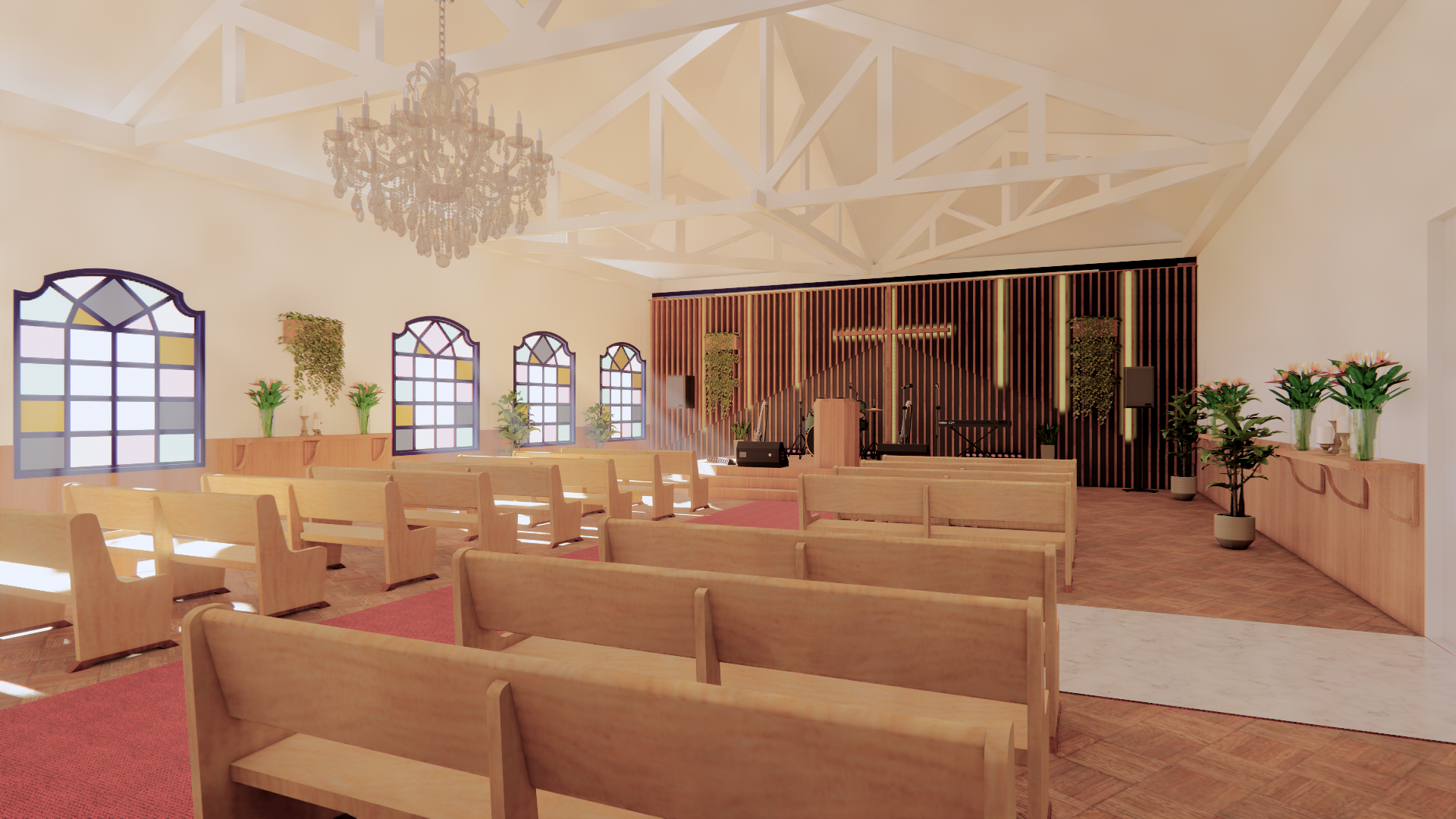 Renderização de 3d realizado em conjunto com Marie Boutaud