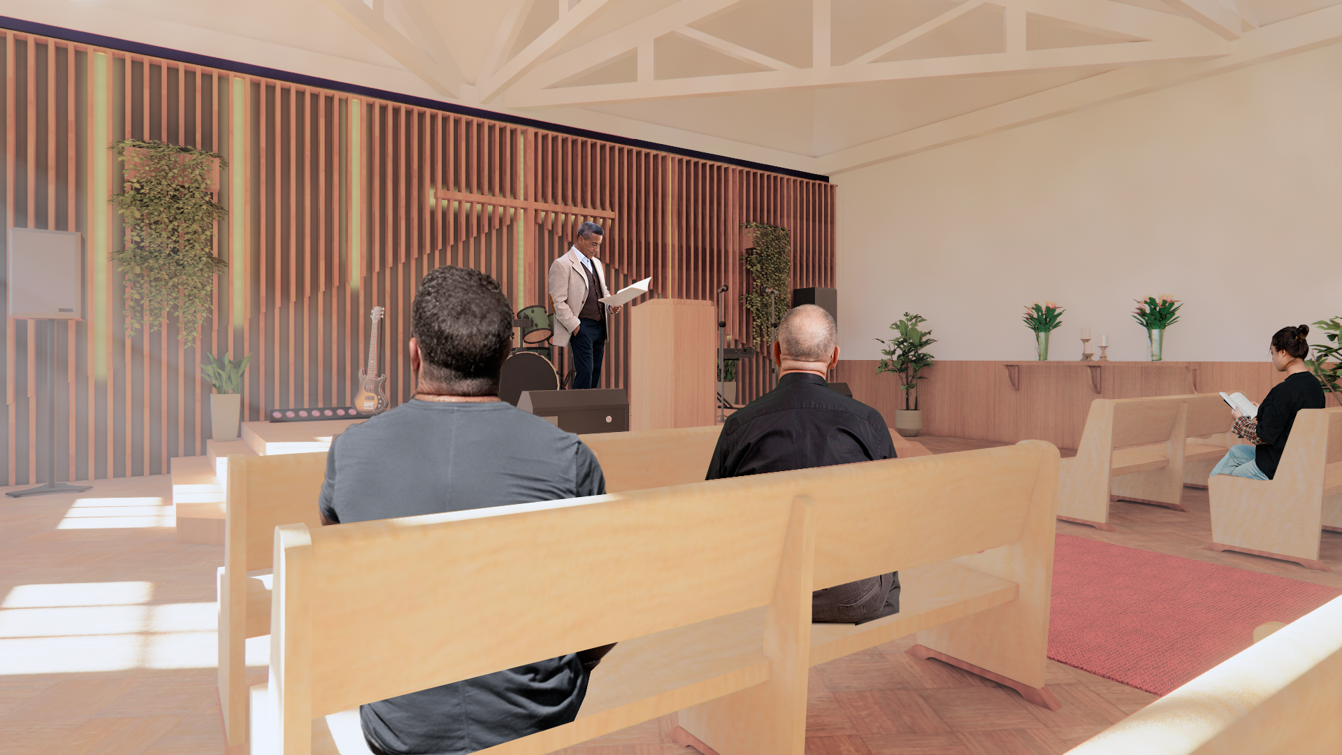 Renderização de 3d realizado em conjunto com Marie Boutaud
