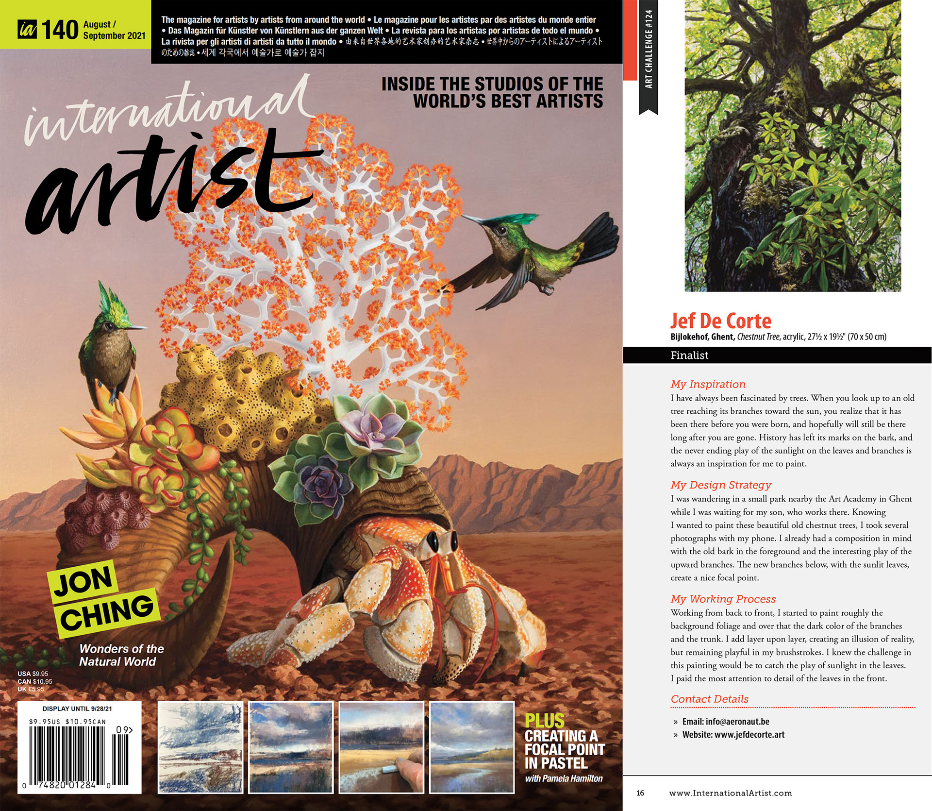 Finalist Award - International Artist Magazine #140 - Art Challenge #124 Landscape