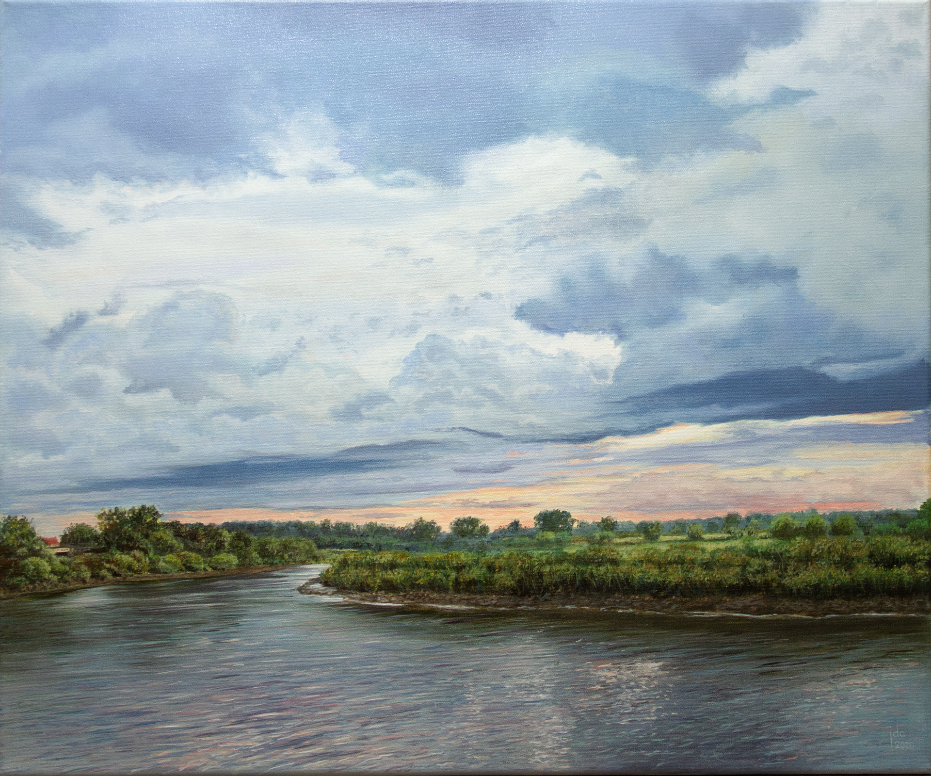 De Schelde #03, Wichelen - 60 x 50 cm - SOLD