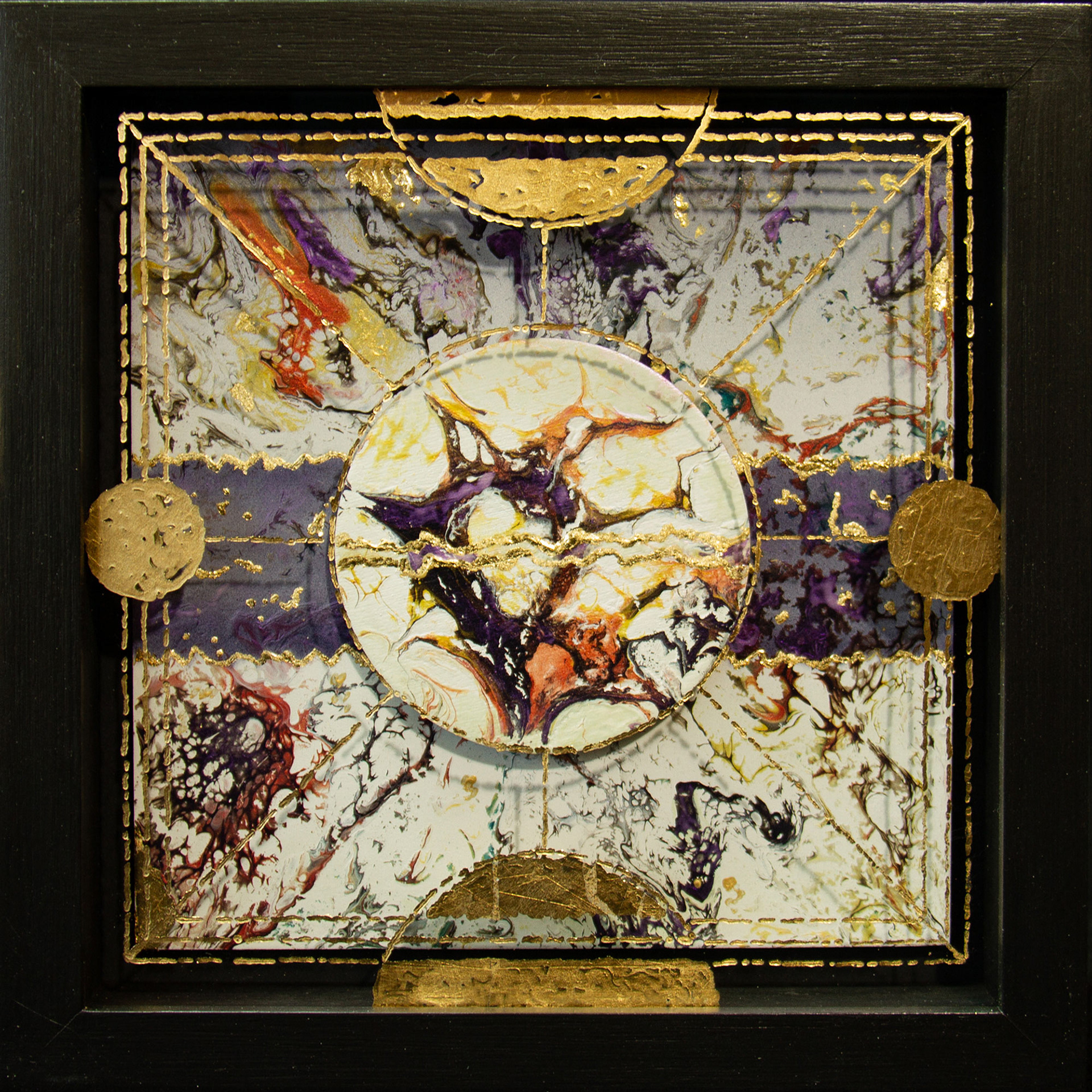 Relics I - clean view - 25 x 25 cm (frame included)