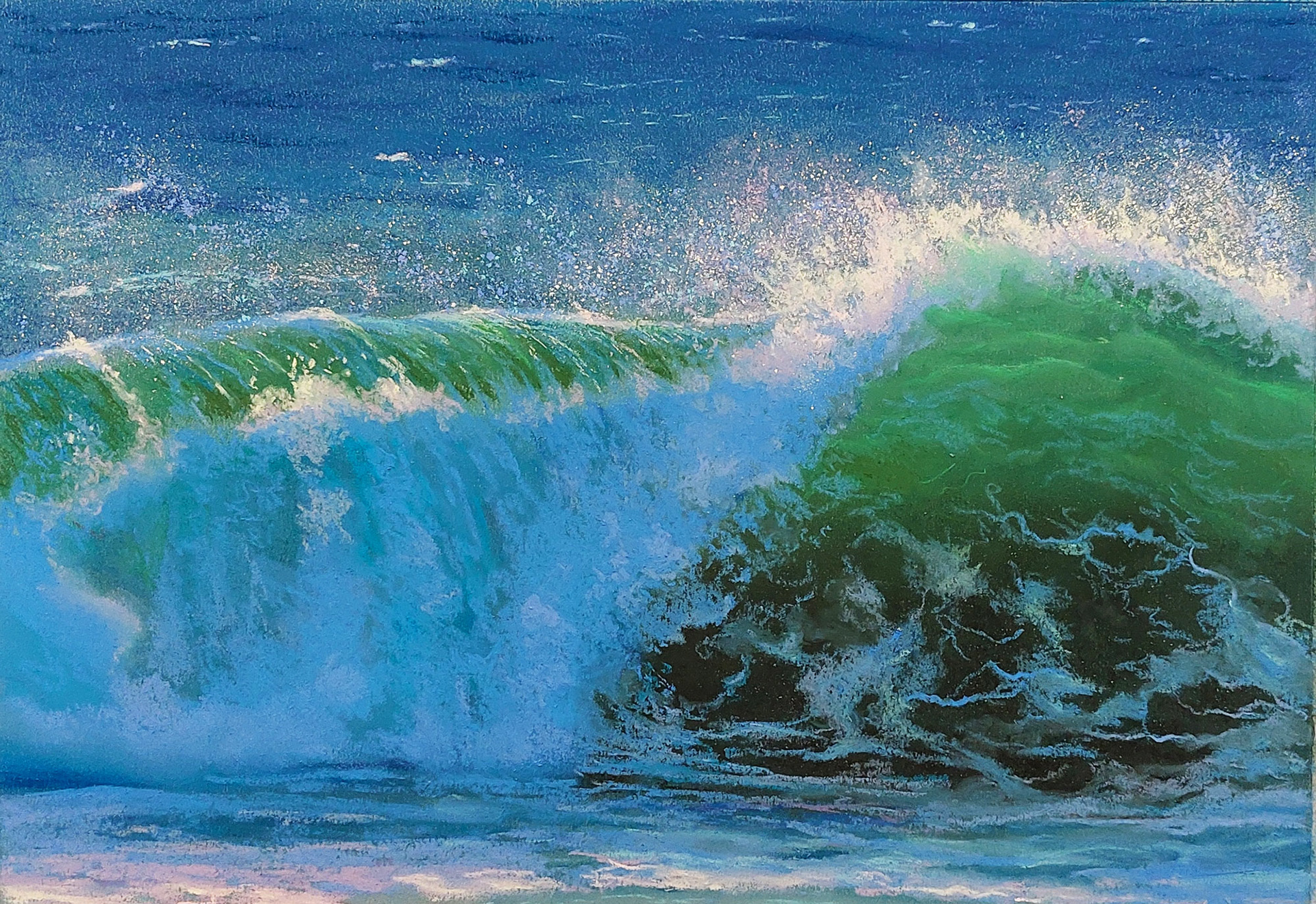 Crashing Wave - 40 x 30 cm