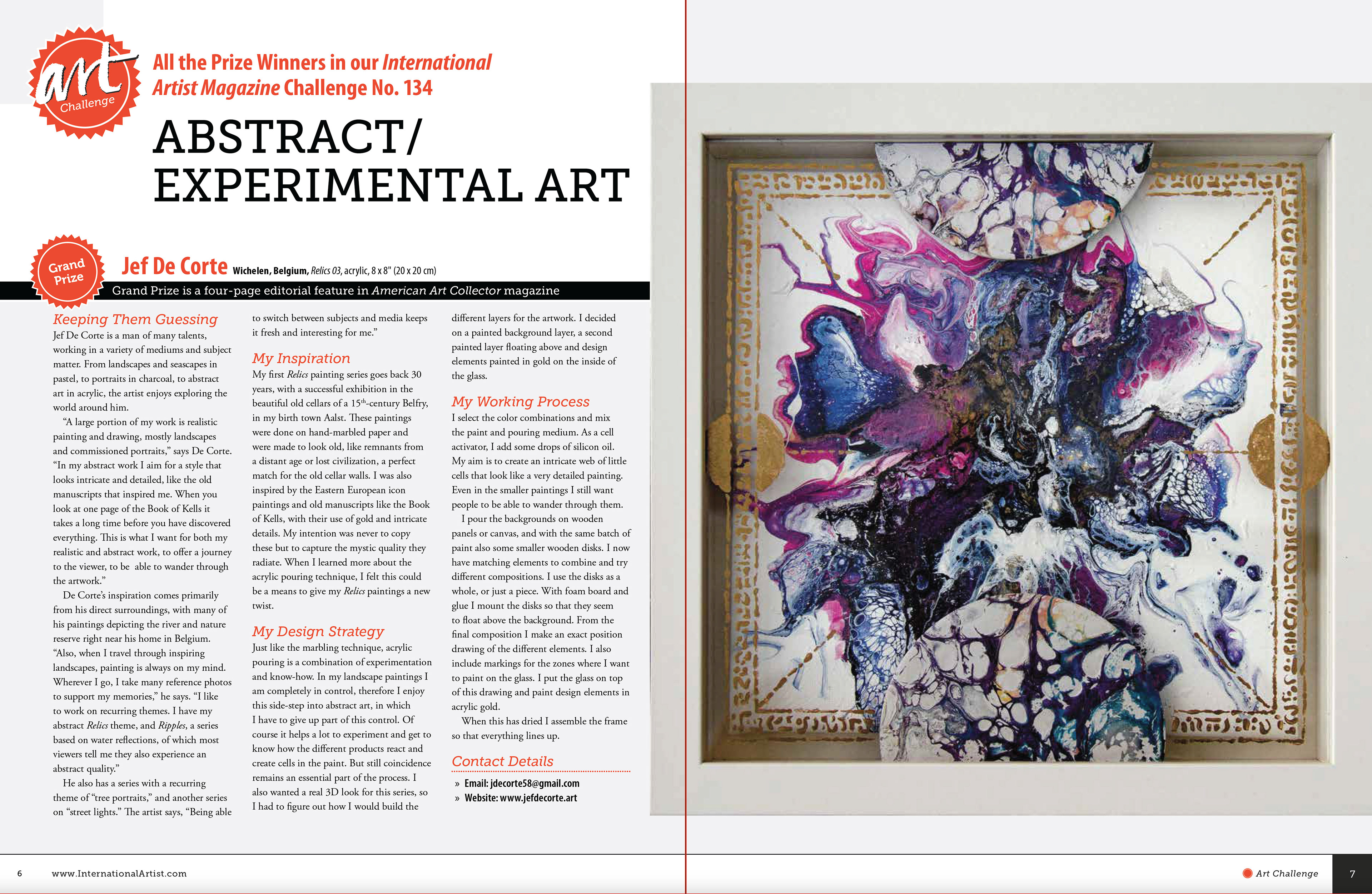 International Artist Magazine issue 150 - Grand Prize Winner