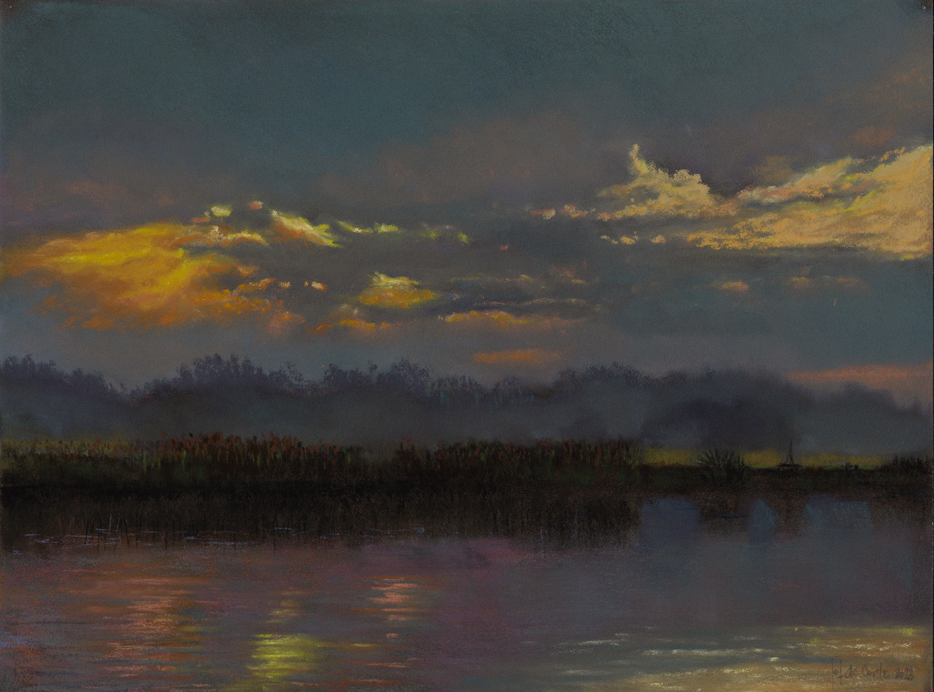 Nature Awakening - De Schelde, Wichelen - 40 x 30 cm