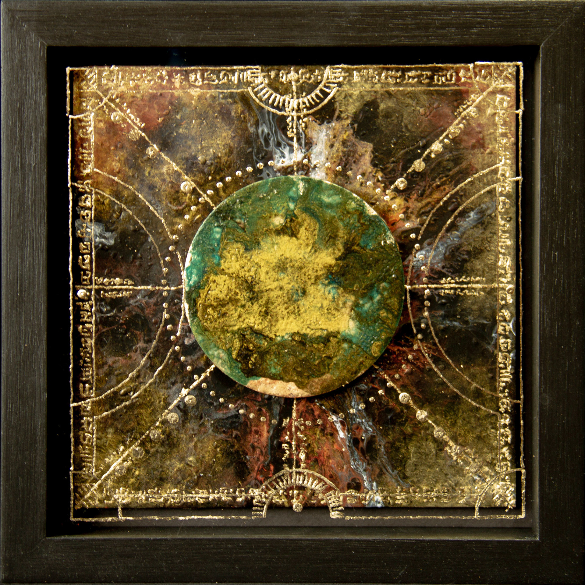 Relics VII - clean view - 25 x 25 cm (frame included)