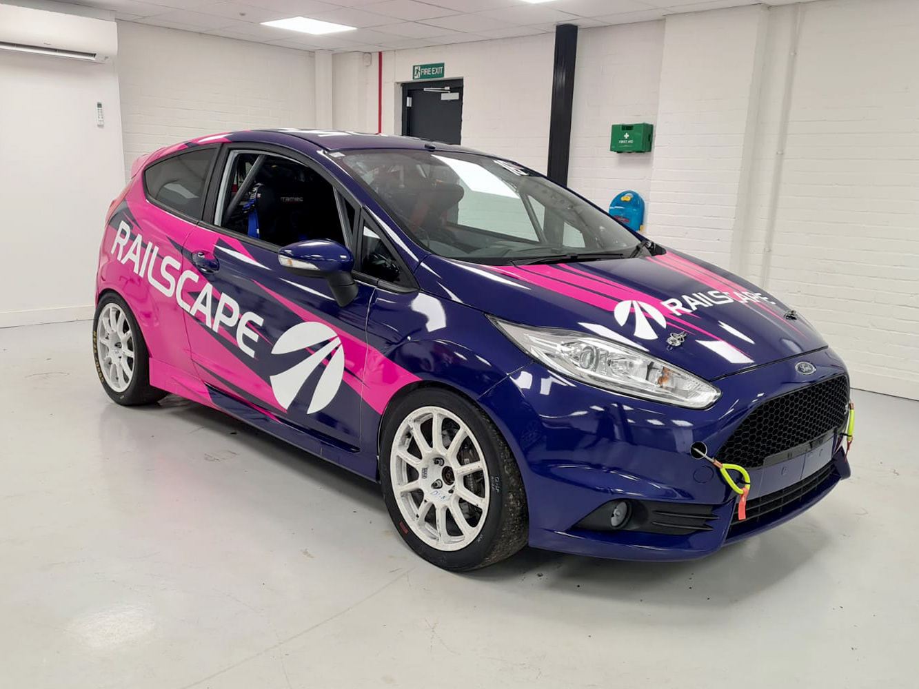 Railscape track day graphics. Image: Joyce Design UK Ltd