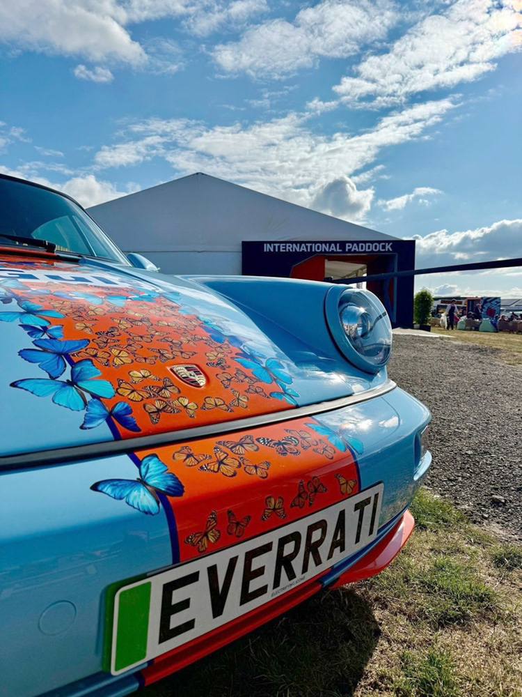 On display at the 2025 British Grand Prix. Image: @everraticars (Instagram)