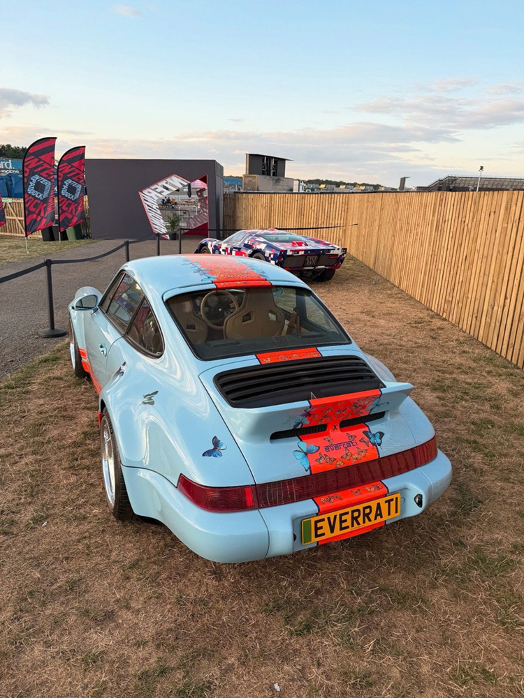 On display at the 2025 British Grand Prix. Image: @everraticars (Instagram)