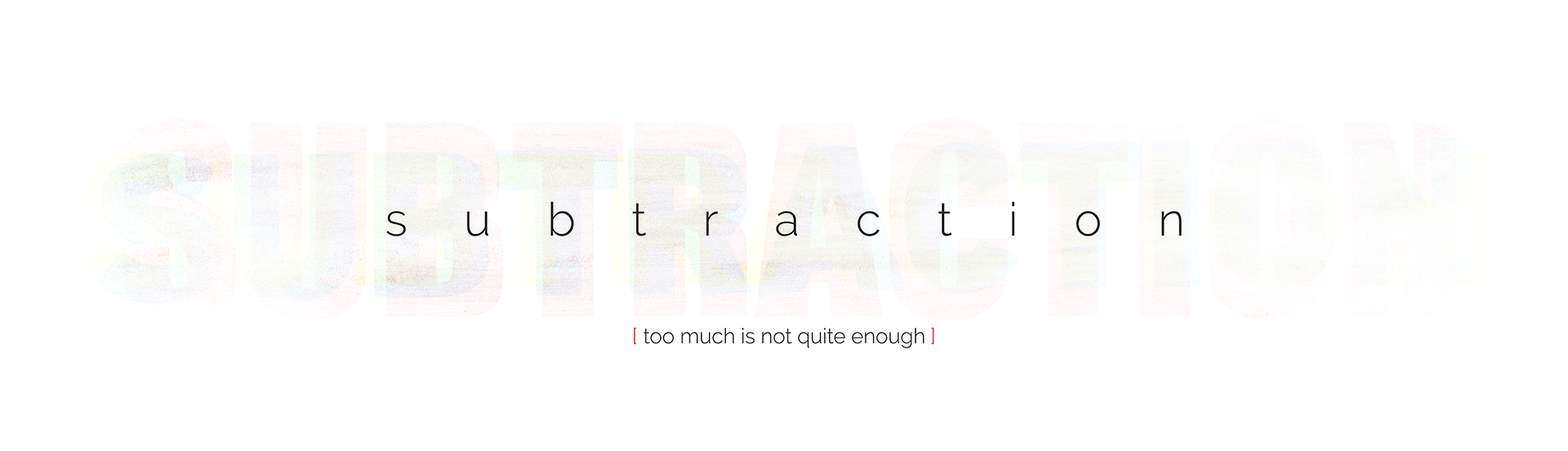 Logo design for the exhibition, used across print and digital media