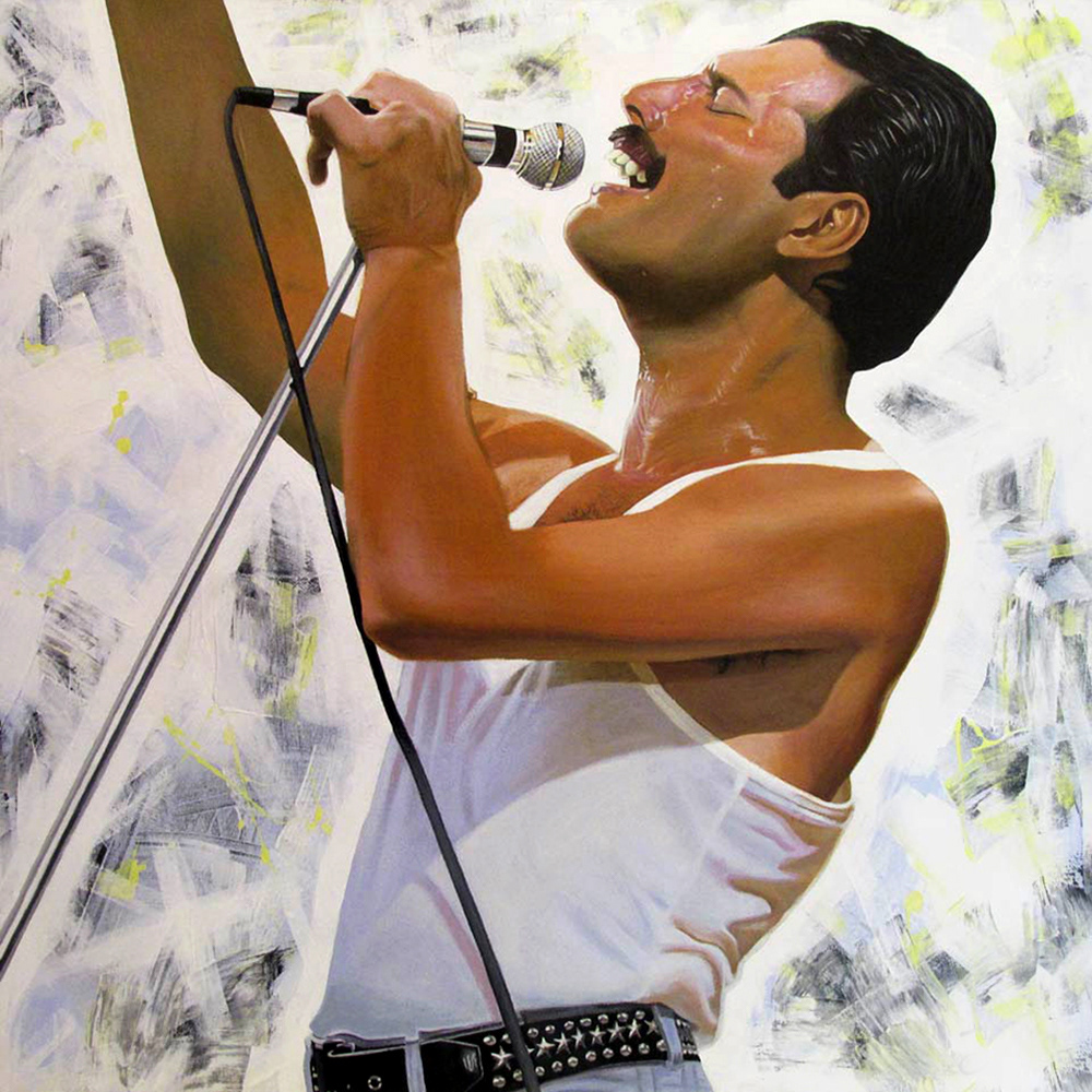 Freddie (Acrylic paint on canvas)