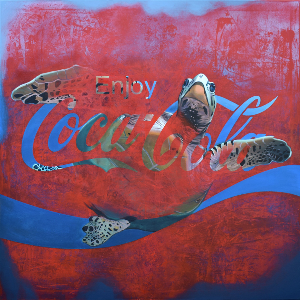 REAL Magic (Acrylic on canvas, 40" x 40")