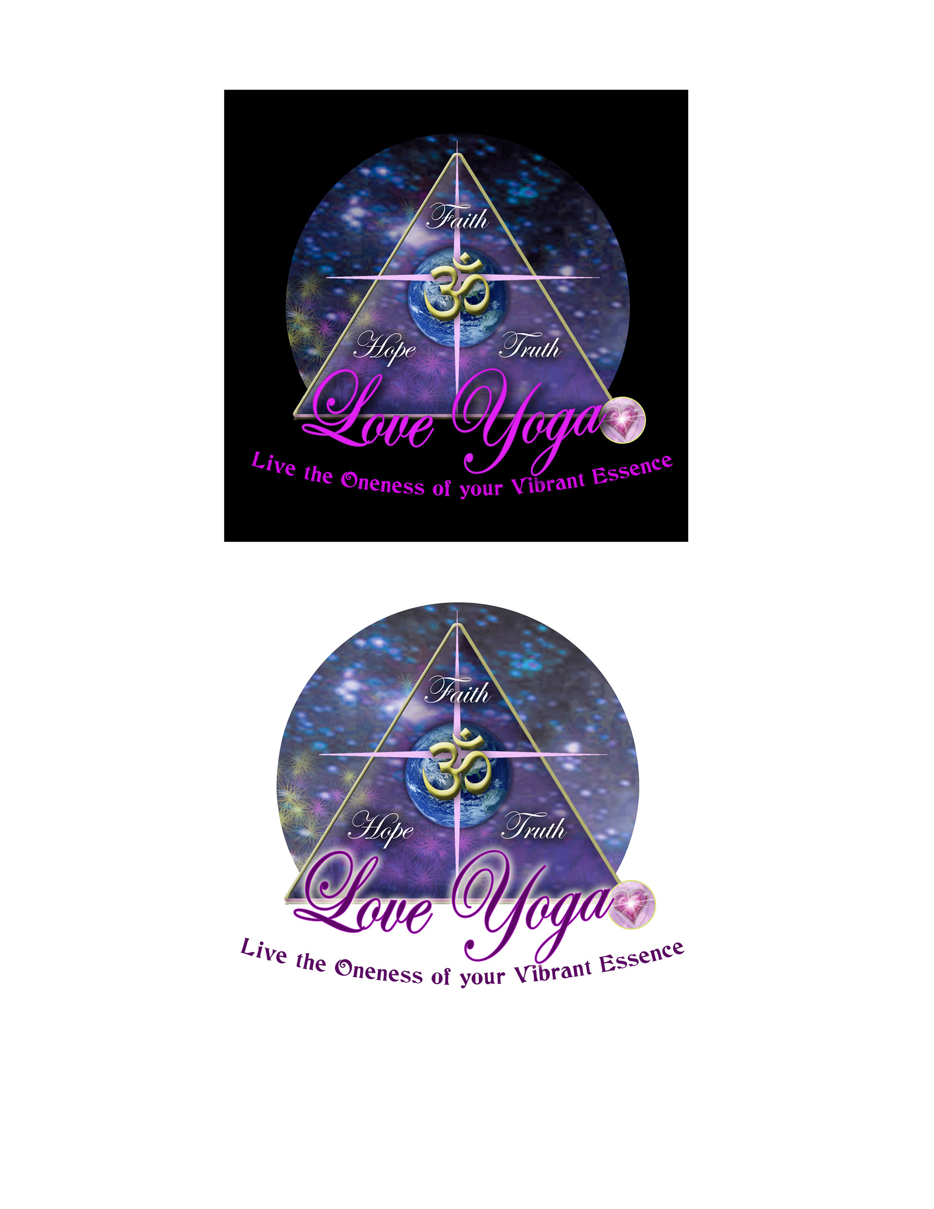 Love Yoga studio logo