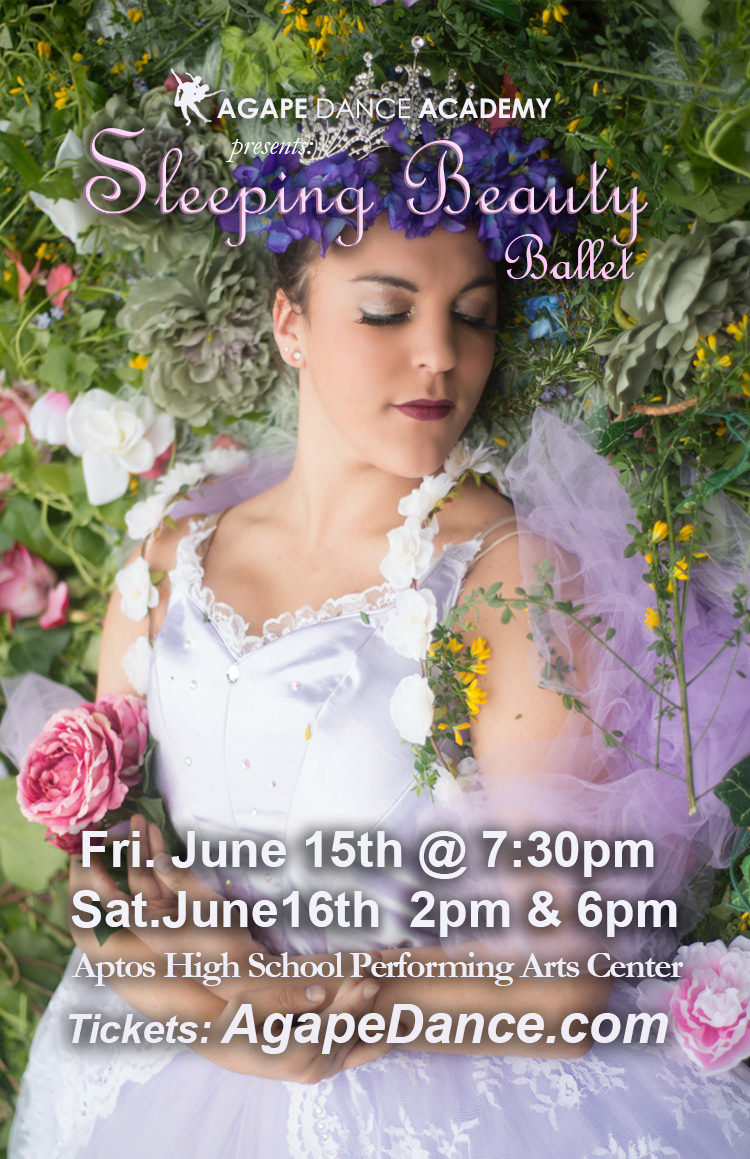 Event poster for Sleeping Beauty Performance
